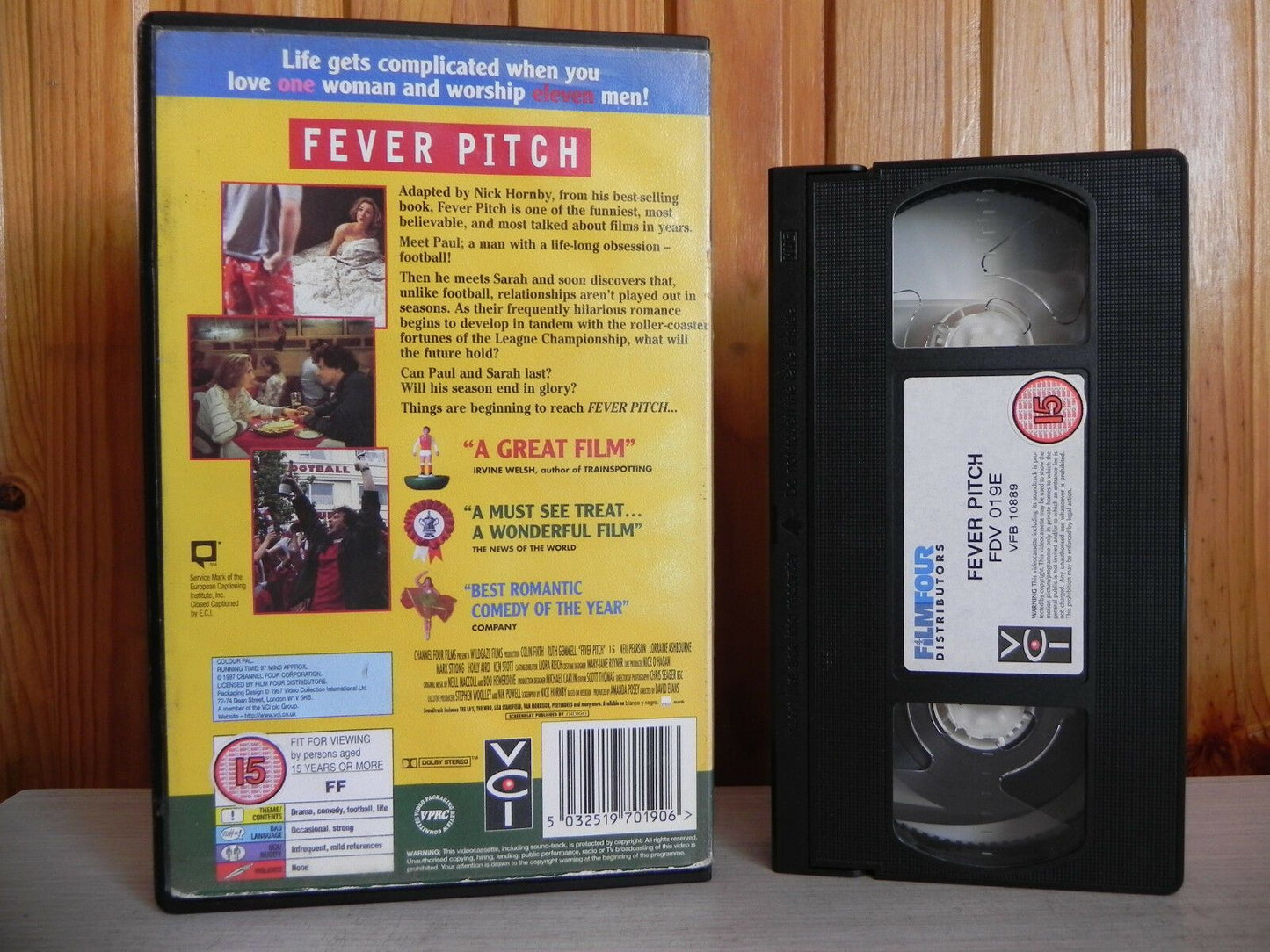 Fever Pitch - FilmFour - Romance - Comedy - Colin Firth - Ruth Gemmell - Pal VHS-