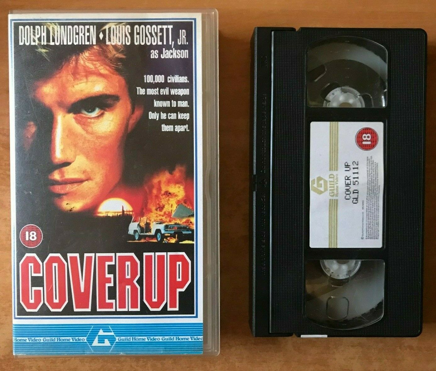 Cover Up: U.S. Marine Action - Thriller - Dolph Lundgren/Louis Gossett - Pal VHS-