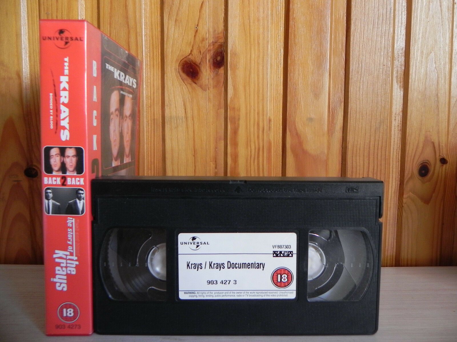 The Krays - Flesh And Blood: Story Of The Krays - Criminal - Back 2 Back - VHS-