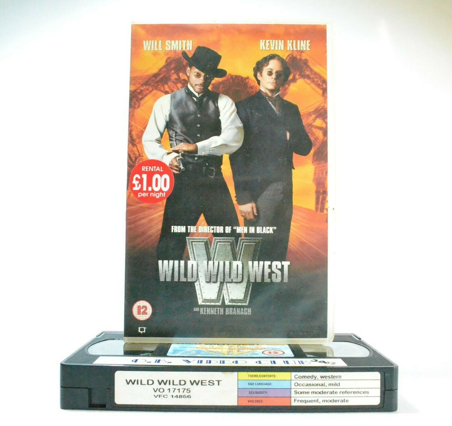Wild Wild West: Will Smith/Kevin Kline - Action/Comedy (2002) - Large Box - VHS-