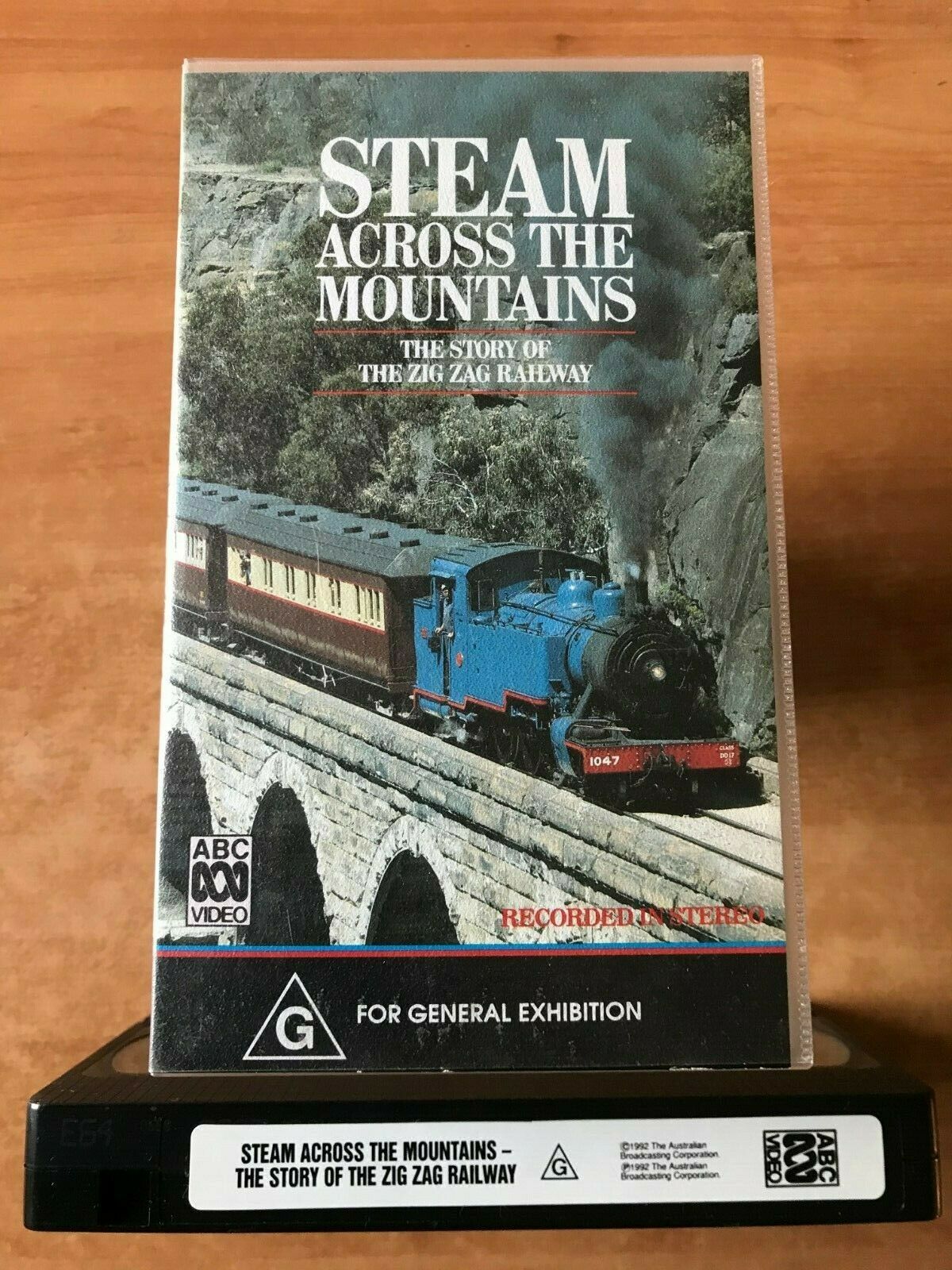 Steam Across The Mountains (ABC Video); [Zig Zag Railway] Documentary - Pal VHS-