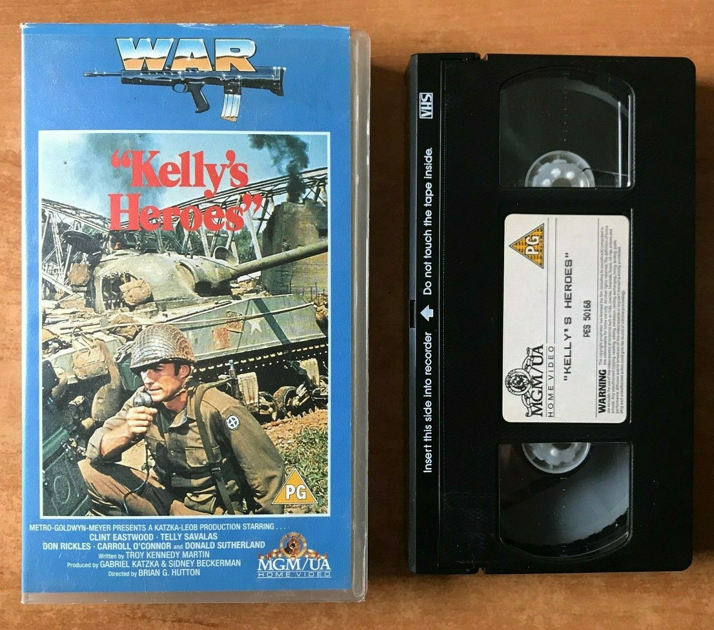Kelly's Heroes (1970): War Adventure - Clint Eastwood / Telly Savalas - Pal VHS-