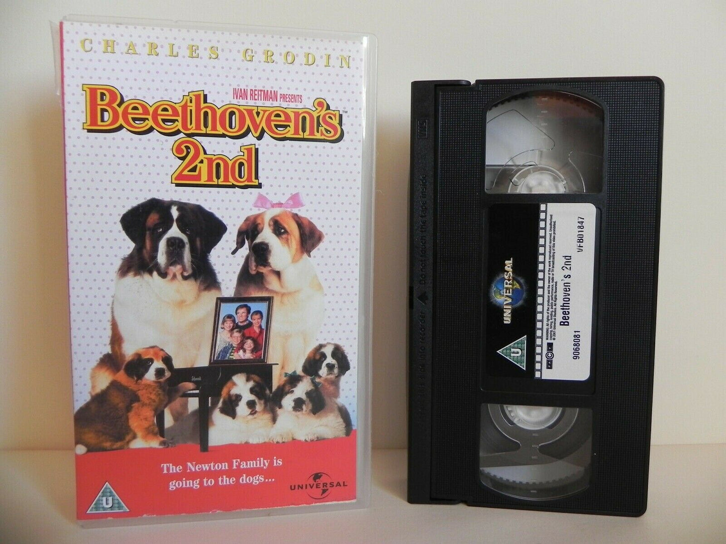 Beethoven's 2nd - Universal - Comedy - Family - Kids - Charles Brodin - Pal VHS-
