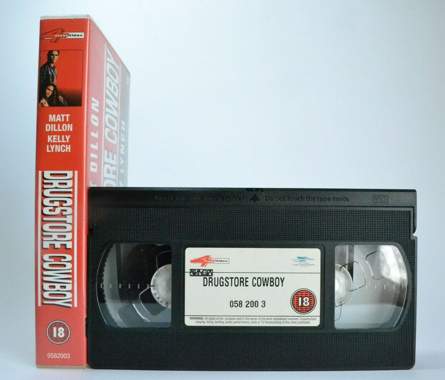 Drugstore Cowboy: A G.Van Sant Crime Drama (1989) - M.Dillon/K.Lynch - Pal VHS-