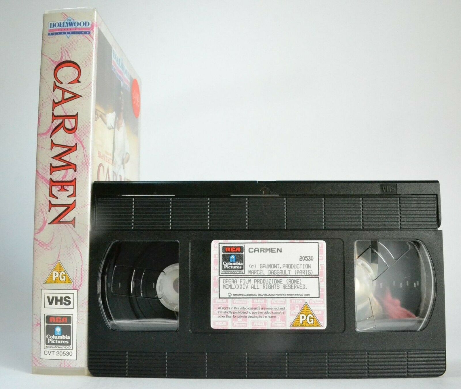 Carmen (1984); [Prosper Merimee]: Romantic Opera - Placido Domingo - Pal VHS-