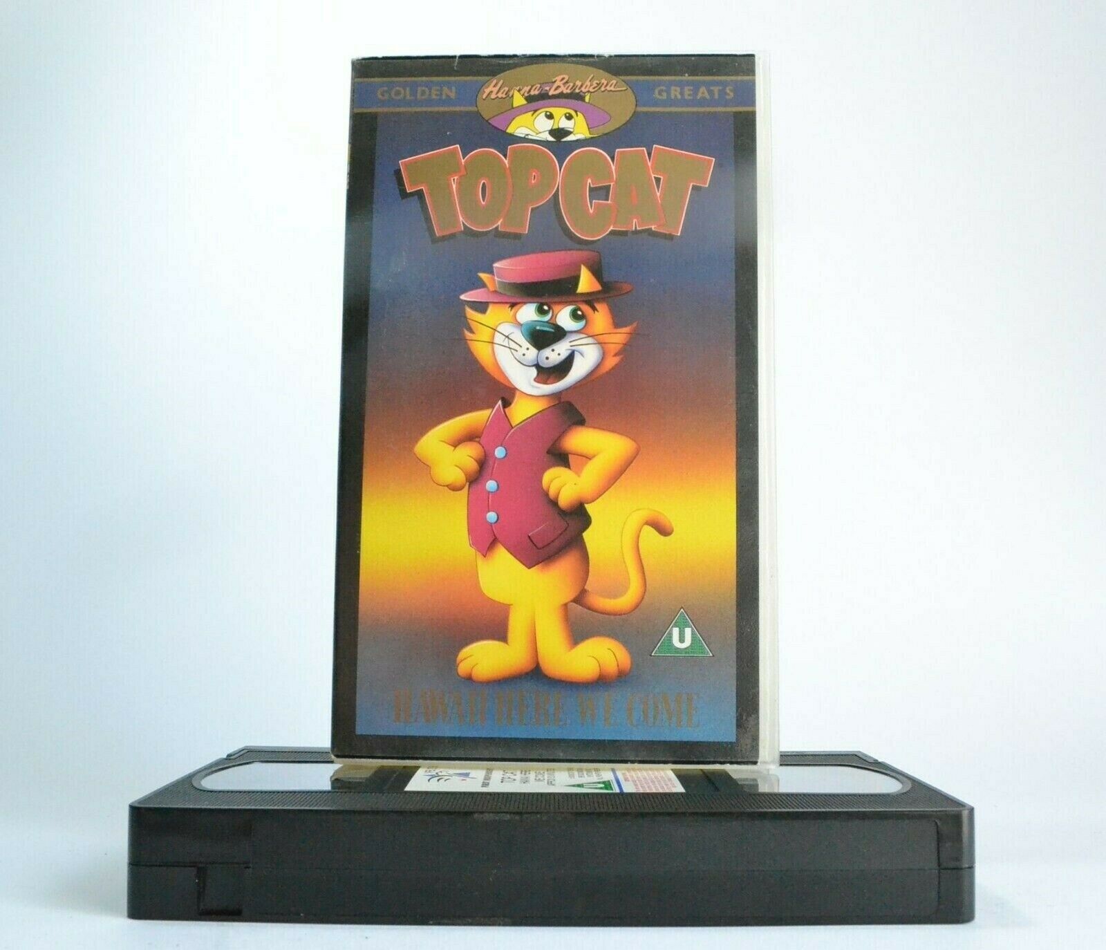 Top Cat: Hawaii Here We Come - Hanna-Barbera - Animated - Children's - Pal VHS-