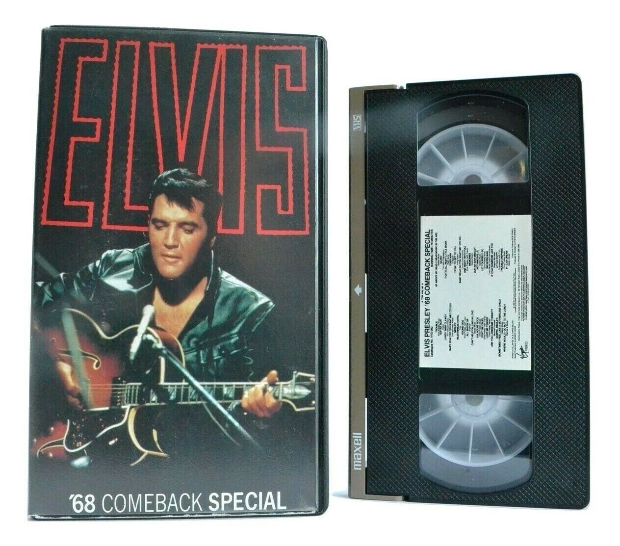 Elvis Presley: '68 Comeback Special - Live Performance - Rock And Roll - Pal VHS-