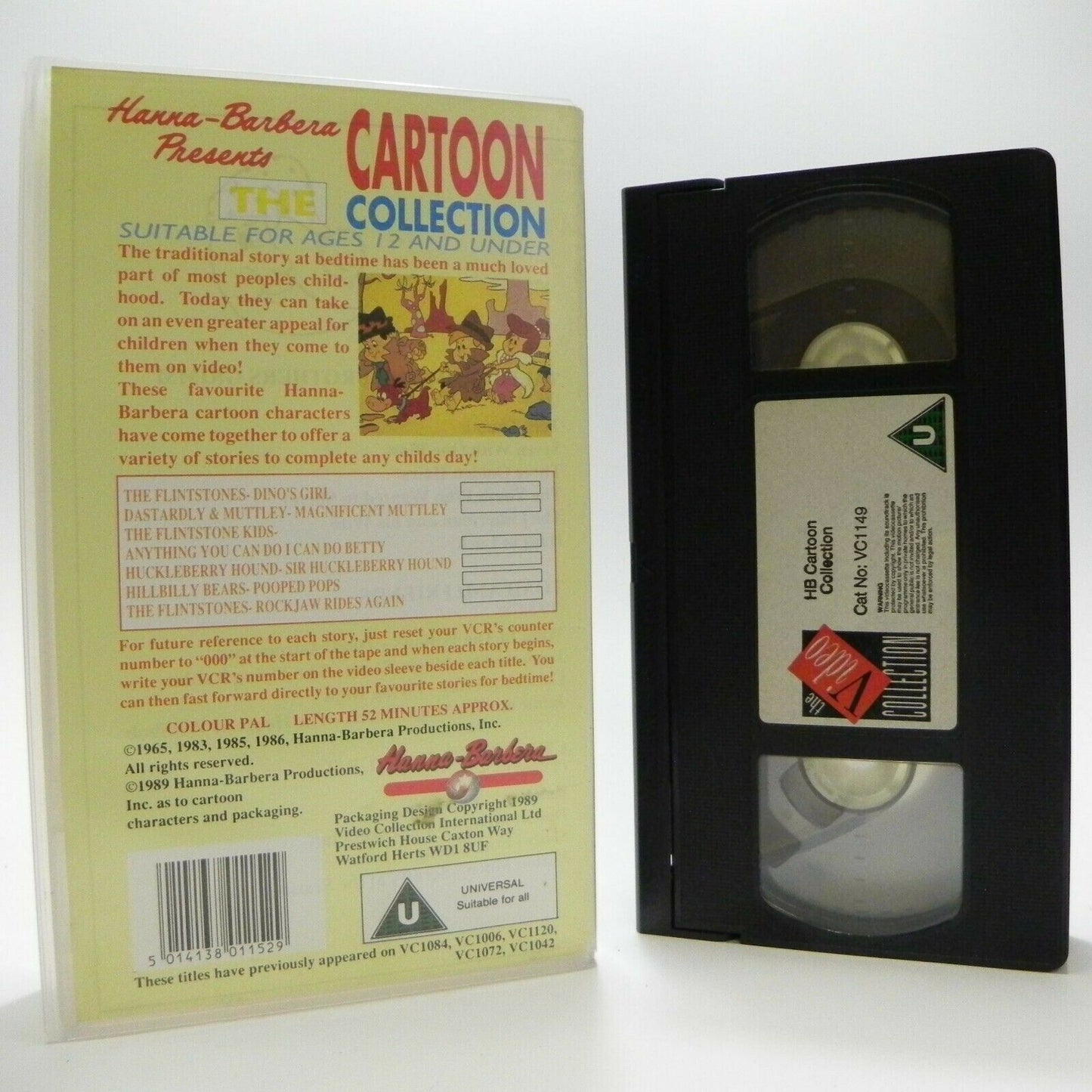 Hanna Barbera: The Cartoon Collection - Classic Animation - Children's - Pal VHS-