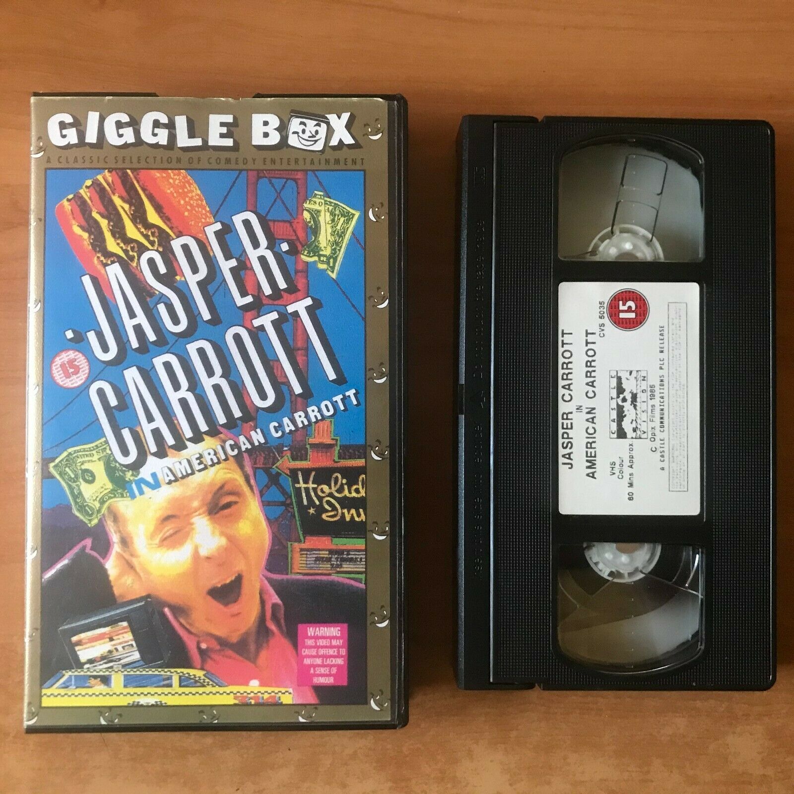 American Carrott; [Jasper Crrott] Castle Vision - TV Show - Comedy - Pal VHS-