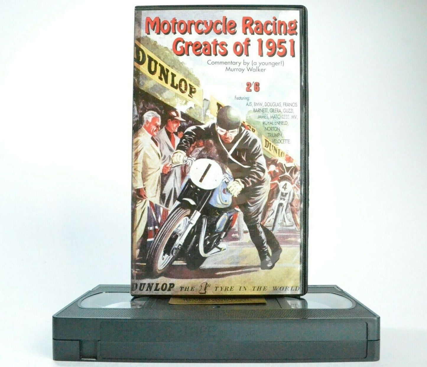 Motorcycle Racing Greats Of 1951 - By Murray Walker - British Motorcycling - VHS-