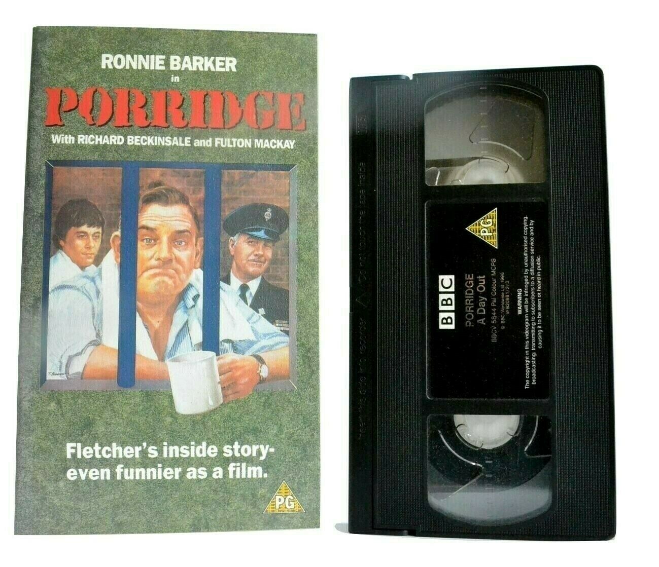 Porridge: By Dick Clement - British Comedy - Ronnie Baker/Brian Wilde - Pal VHS-