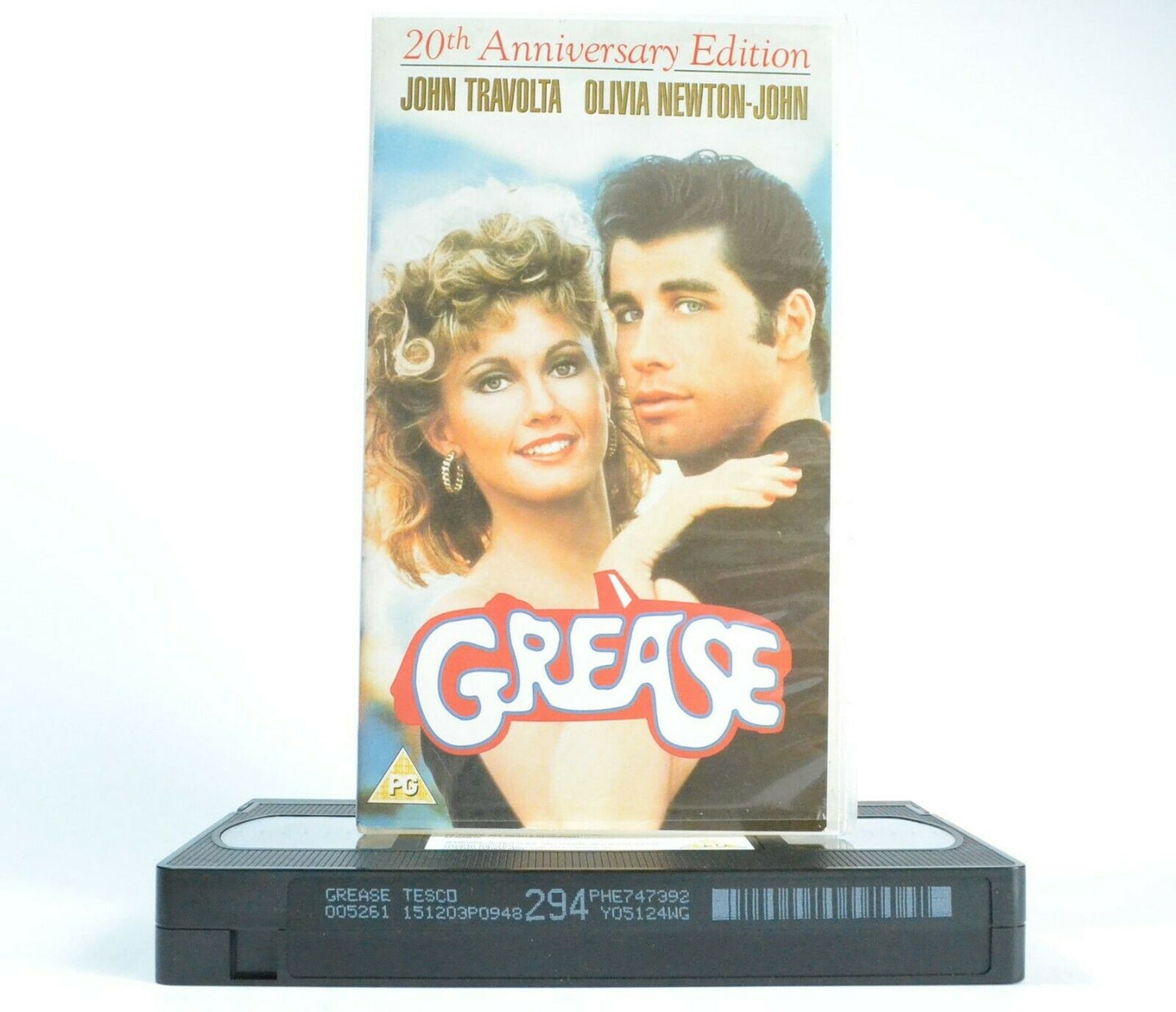 Grease (1978): Anniversary Edition - Romantic Musical Comedy - J.Travolta - VHS-