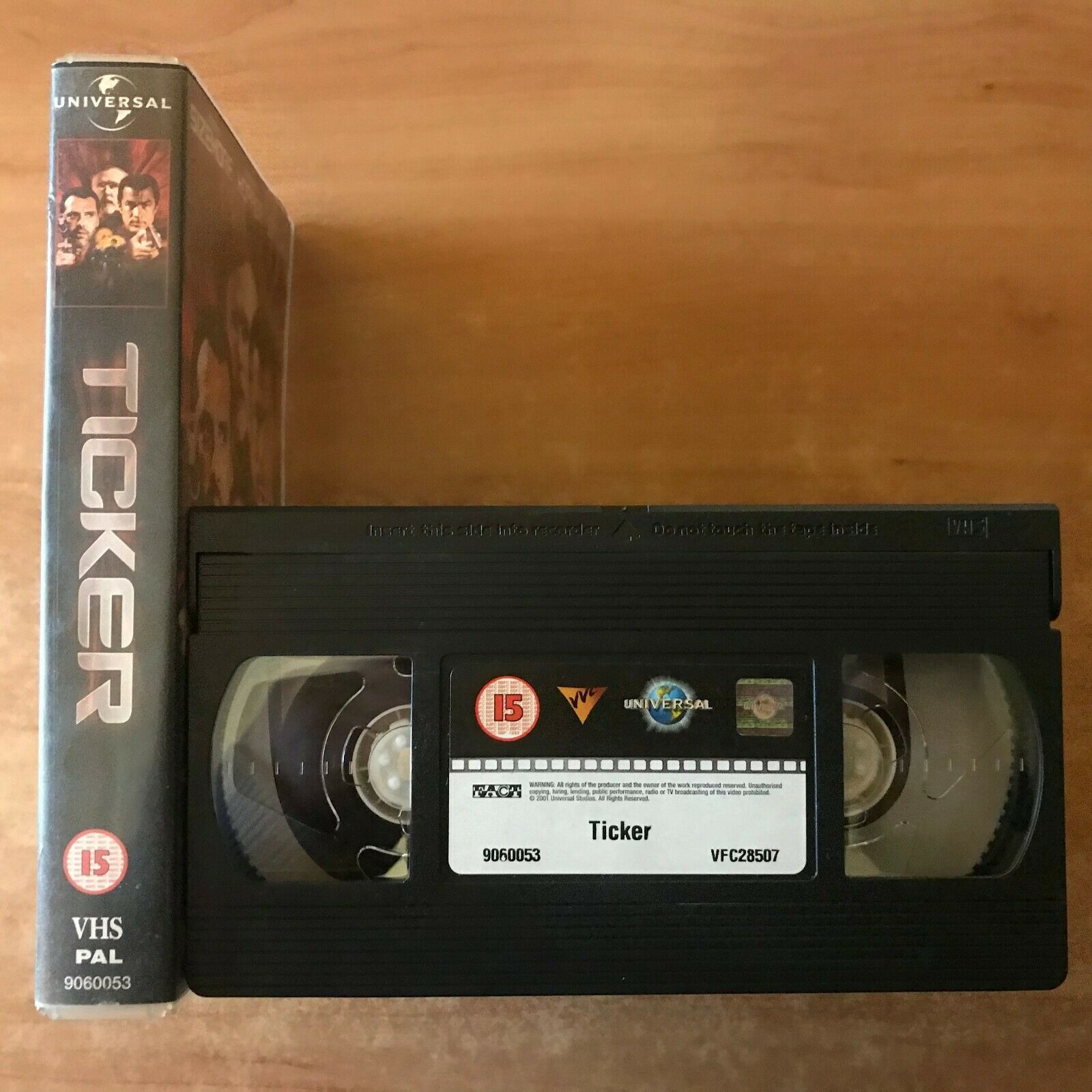 Ticker: Time Bomb Fever [Action Thriller] Steven Seagal/Dennis Hopper - Pal VHS-