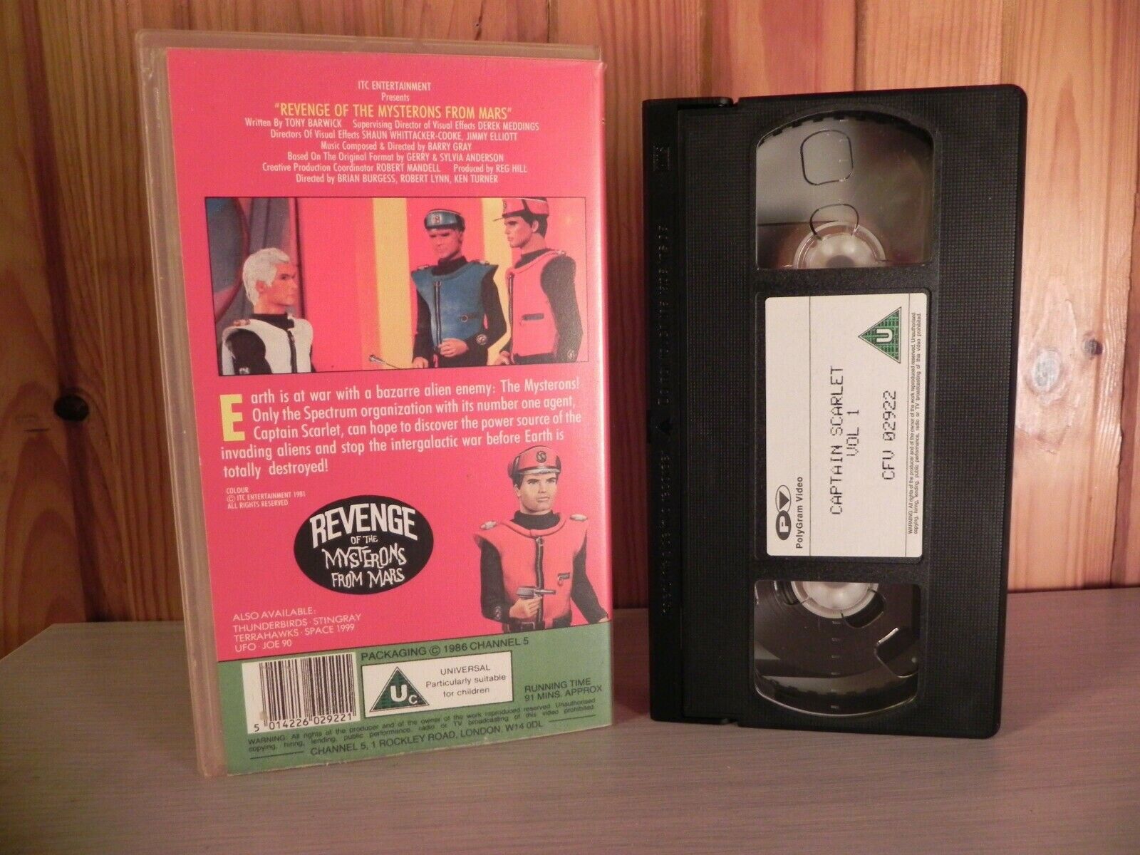 Captain Scarlet: Revenge Of The Mysterons From Mars (1986) - Children's Pal VHS-