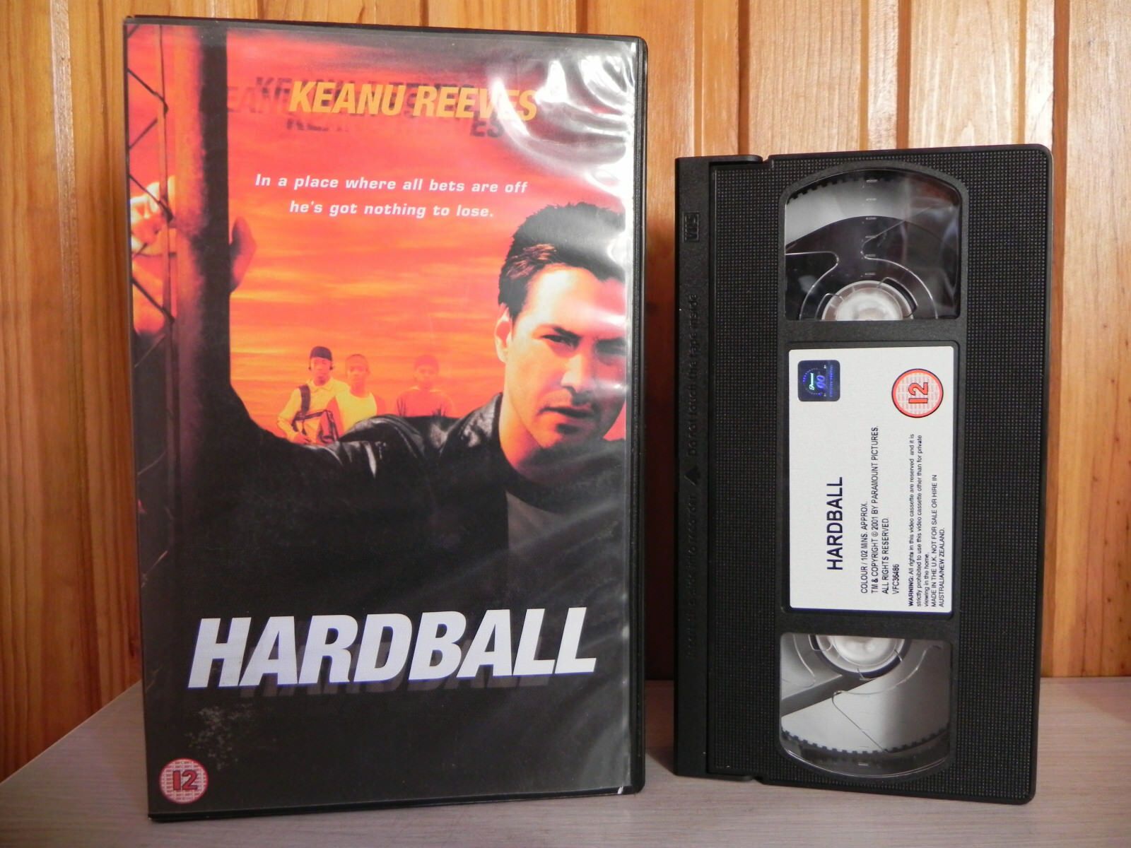 Hardball - Big-Box - Ex-Rental - A Younger Keanu Reeves - Intense Drama - VHS-
