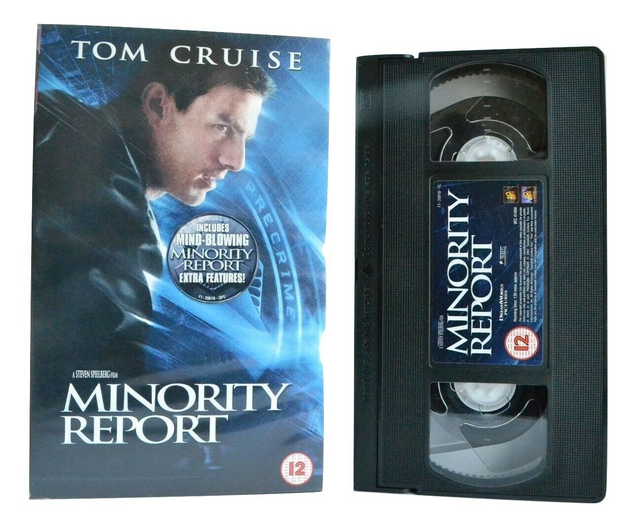 Minority Report: Based On P.K.Dick Short Story - Sci-Fi/Action - T.Cruise - VHS-
