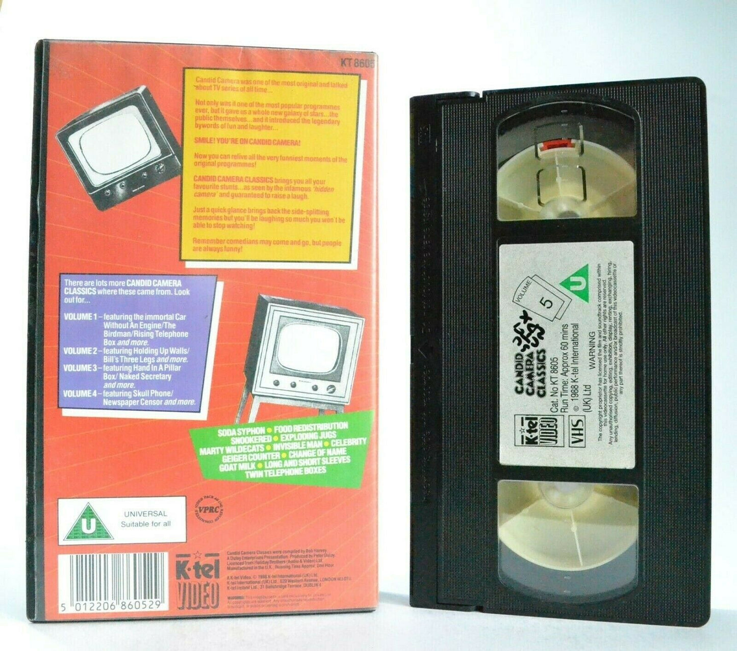 Candid Camera Classics: Volume 5 - Hilarious Viewing - TV Show - Pal VHS-