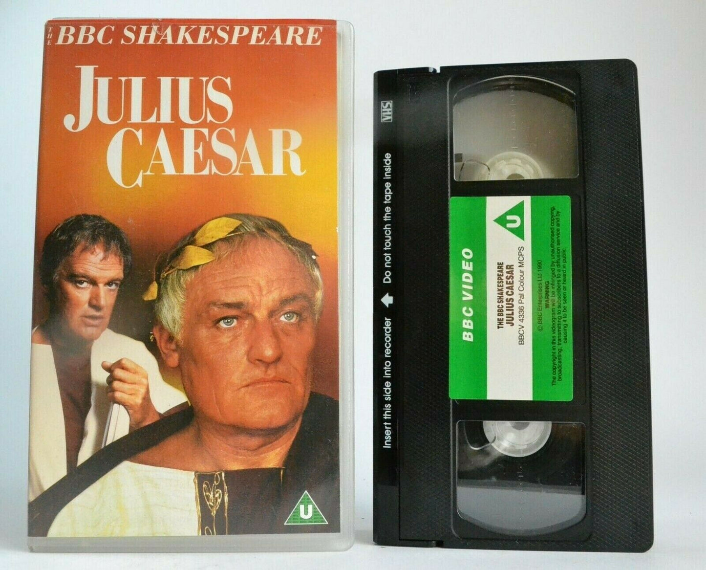 Julius Caesar <William Shakespeare> Drama - Keith Michell/Richard Pasco - VHS-