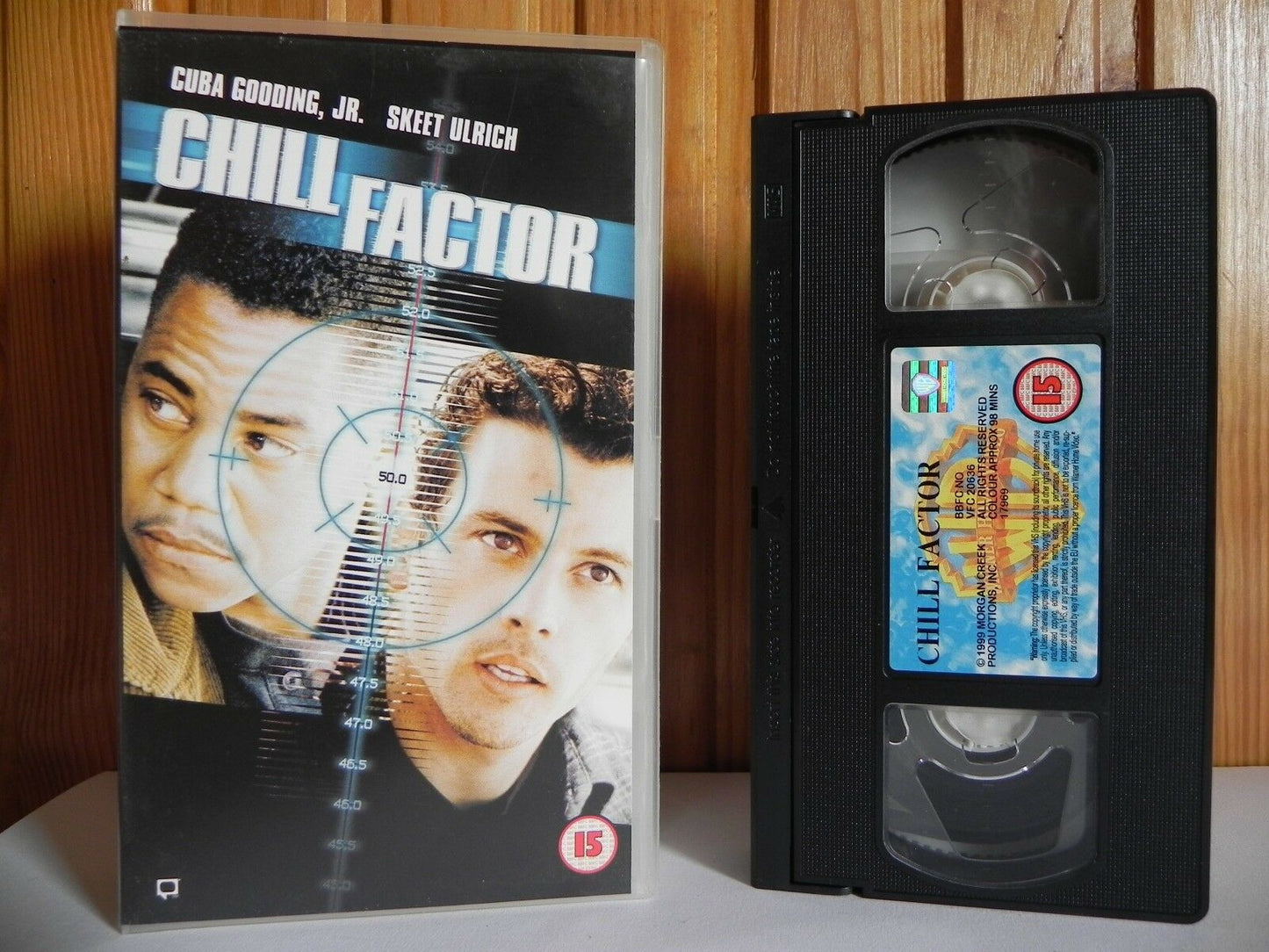 Chill Factor - Warner Home - Action - Cuba Gooding, Jr. Skeet Urlich - Pal VHS-