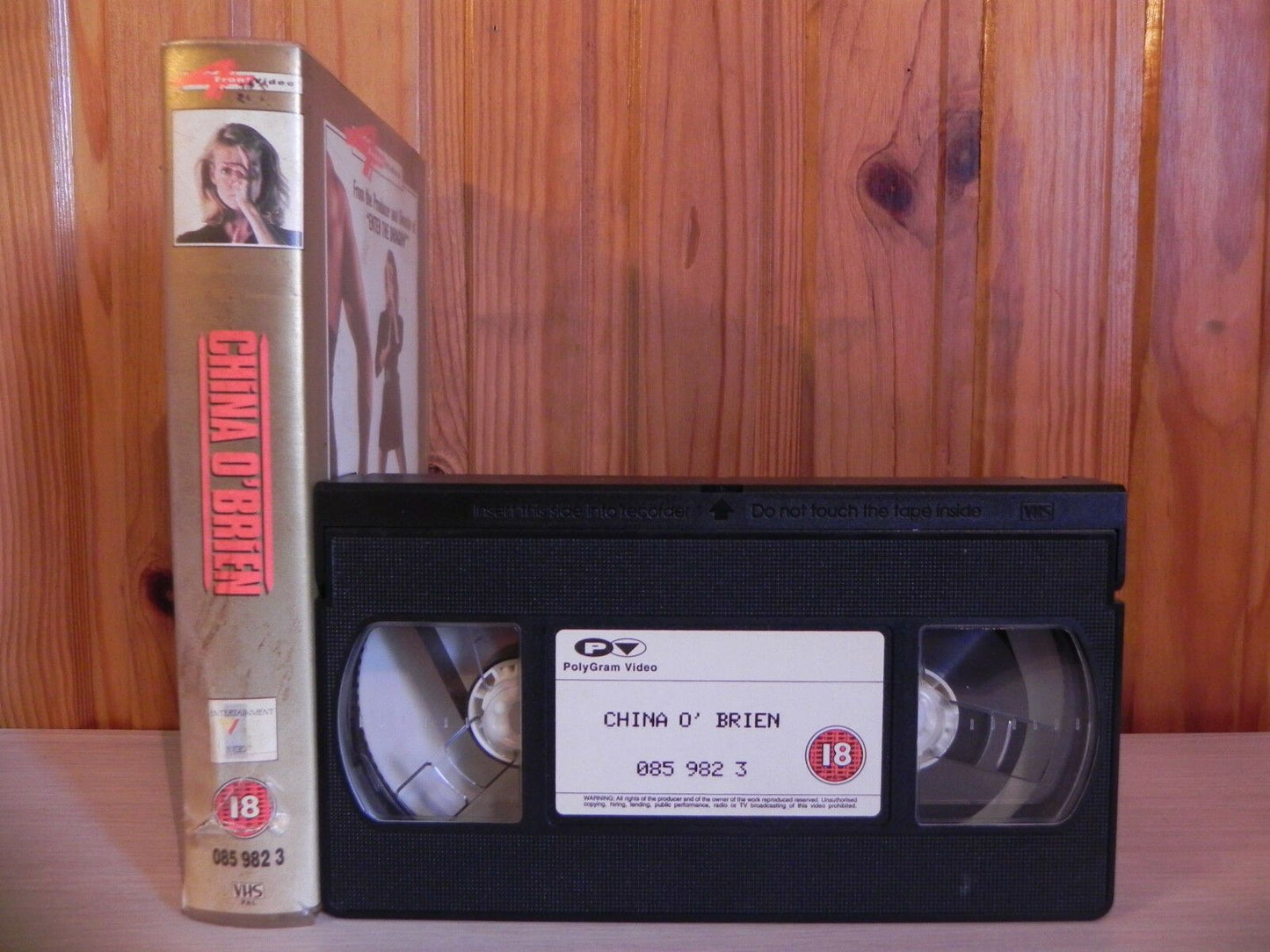 China O'Brien - Cynthia Rothrock - Kung-Fu - VHS - 1992 Cop Action - Pal Video-