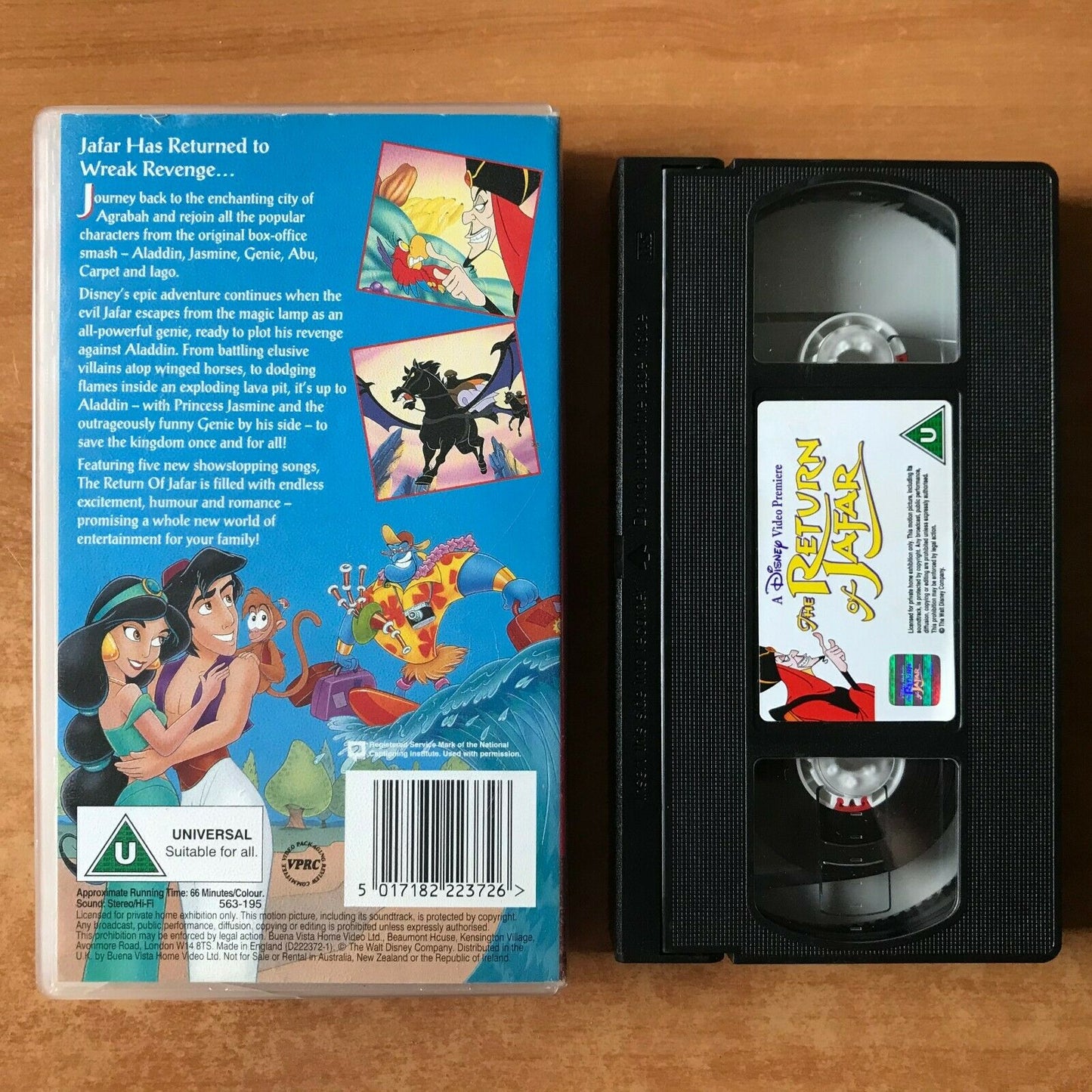 The Return Of Jafar (Aladdin Adventure); [Disney] Animated - Children's - VHS-