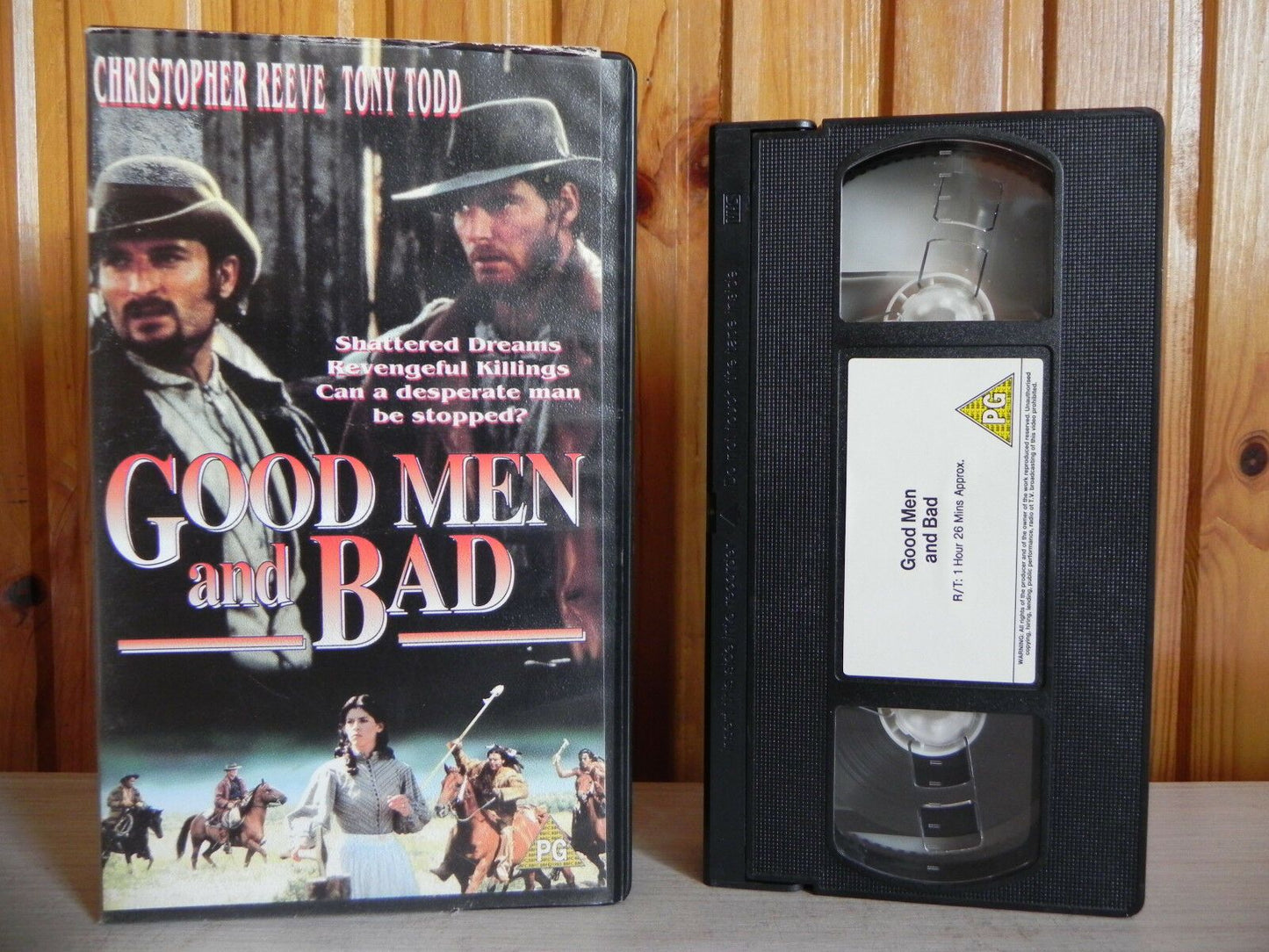 Good Men And Bad - MQ00065 - Action - Adventure - Christopher Reeve - Pal VHS-