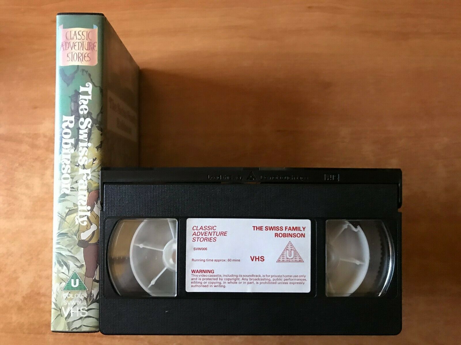 The Swiss Family Robinson [Classic Adventure Stories] Animated - Kids - Pal VHS-