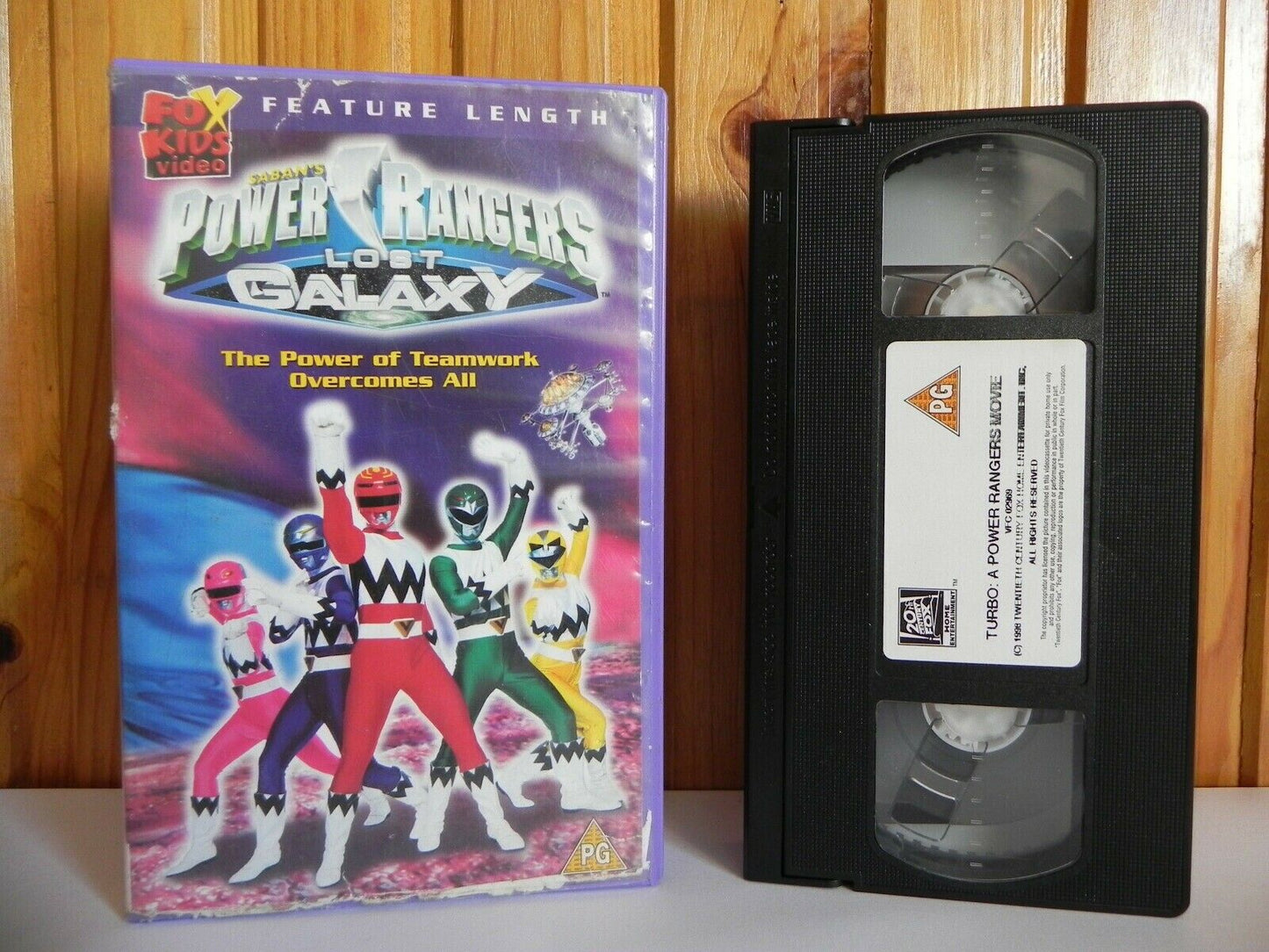 Power Rangers: Lost Galaxy - Fox Kids - Power Of Teamwork - Children's - Pal VHS-