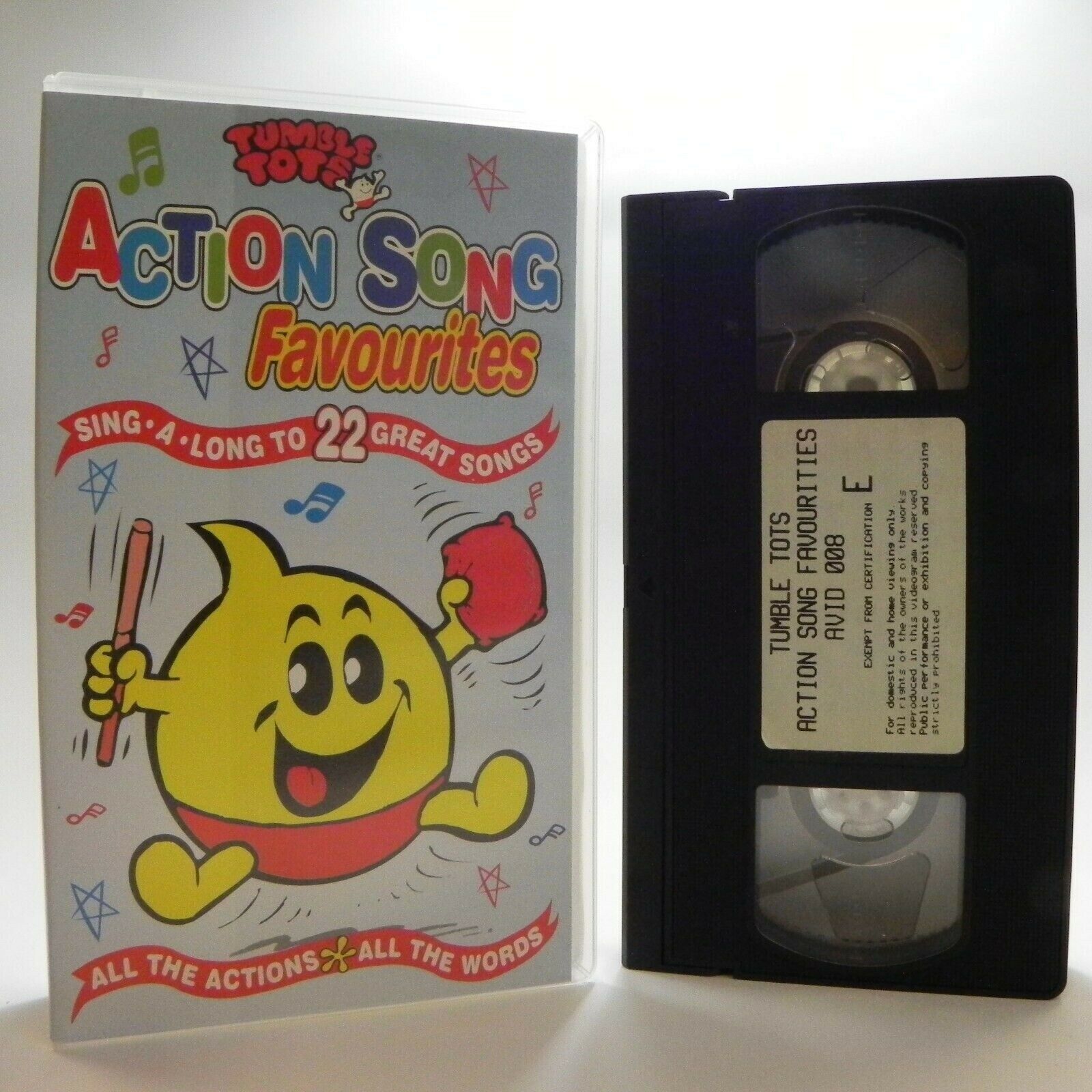 Tumble Tots: Action Songs Favourites - Sing Along - Educational - Kids - Pal VHS-