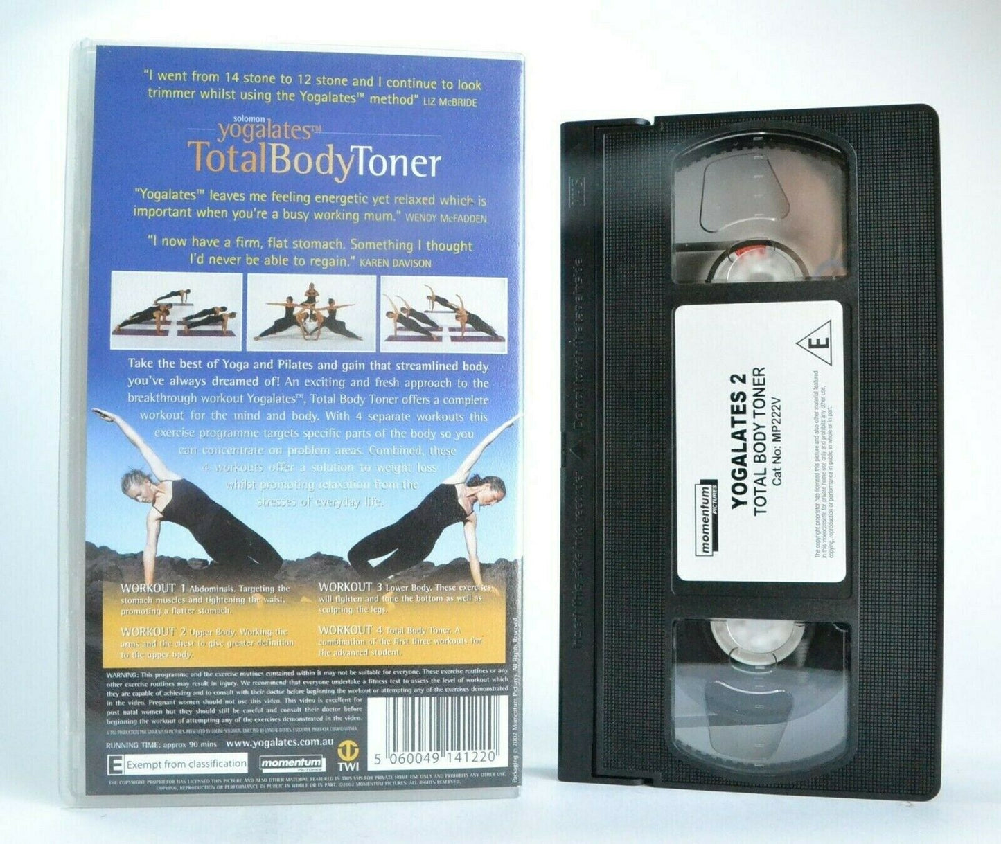 Yogalates: Total Body Toner - Yoga - Pilates - Fitness Workout - Beauty - VHS-