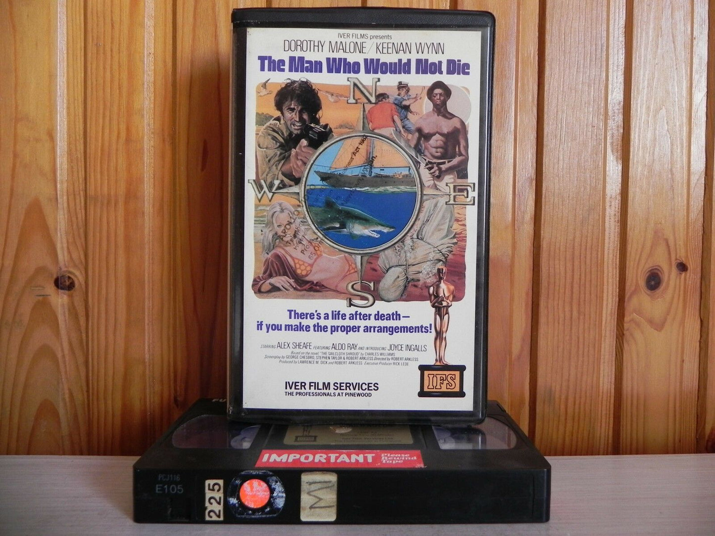 Mandingo - The Man Who Would Not Die - IFS Films - Big Box - Rare Pre Cert VHS-