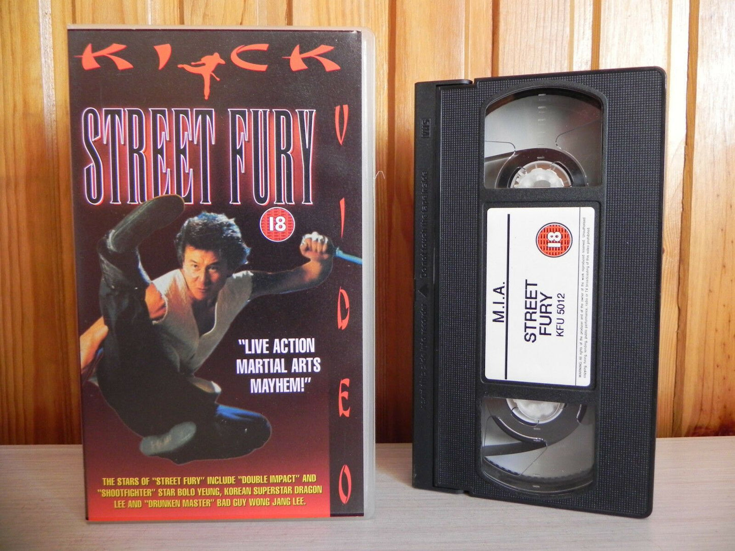 Street Fury – "Some Of The Best Footage Ever Captured" – Kung-Fu Video - Pal VHS-