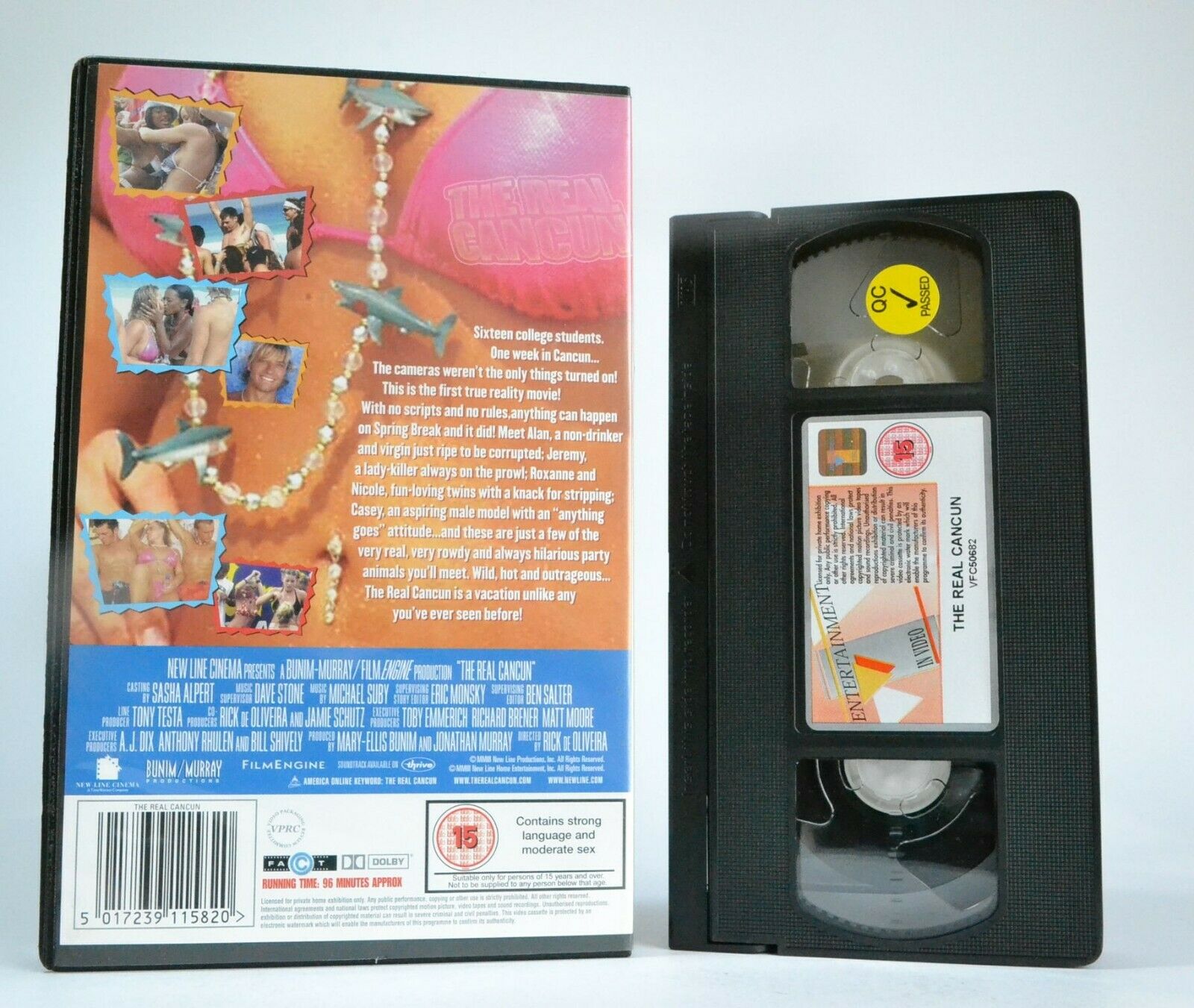 The Real Cancun: First Reality Movie - Large Box - Spring Break In Mexico - VHS-