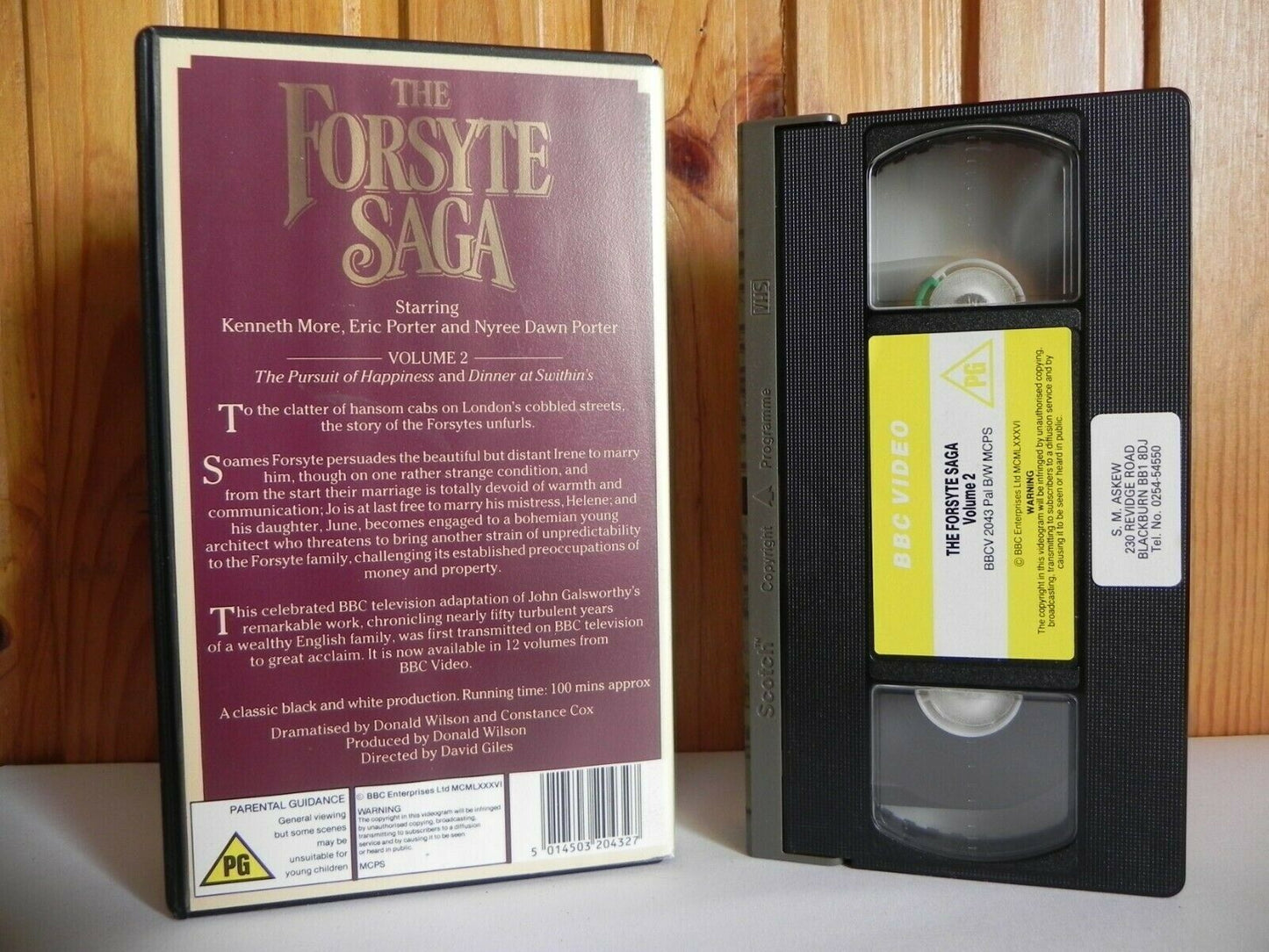 The Forsyte Saga - Volume 2 - Classic TV Drama - Kenneth More - Pal VHS-