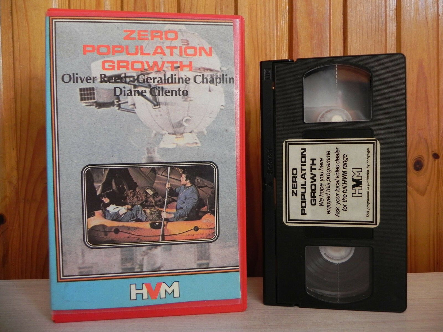 Zero Population Growth - Large Box Video - 1972 HVM Release - Oliver Reed - VHS-