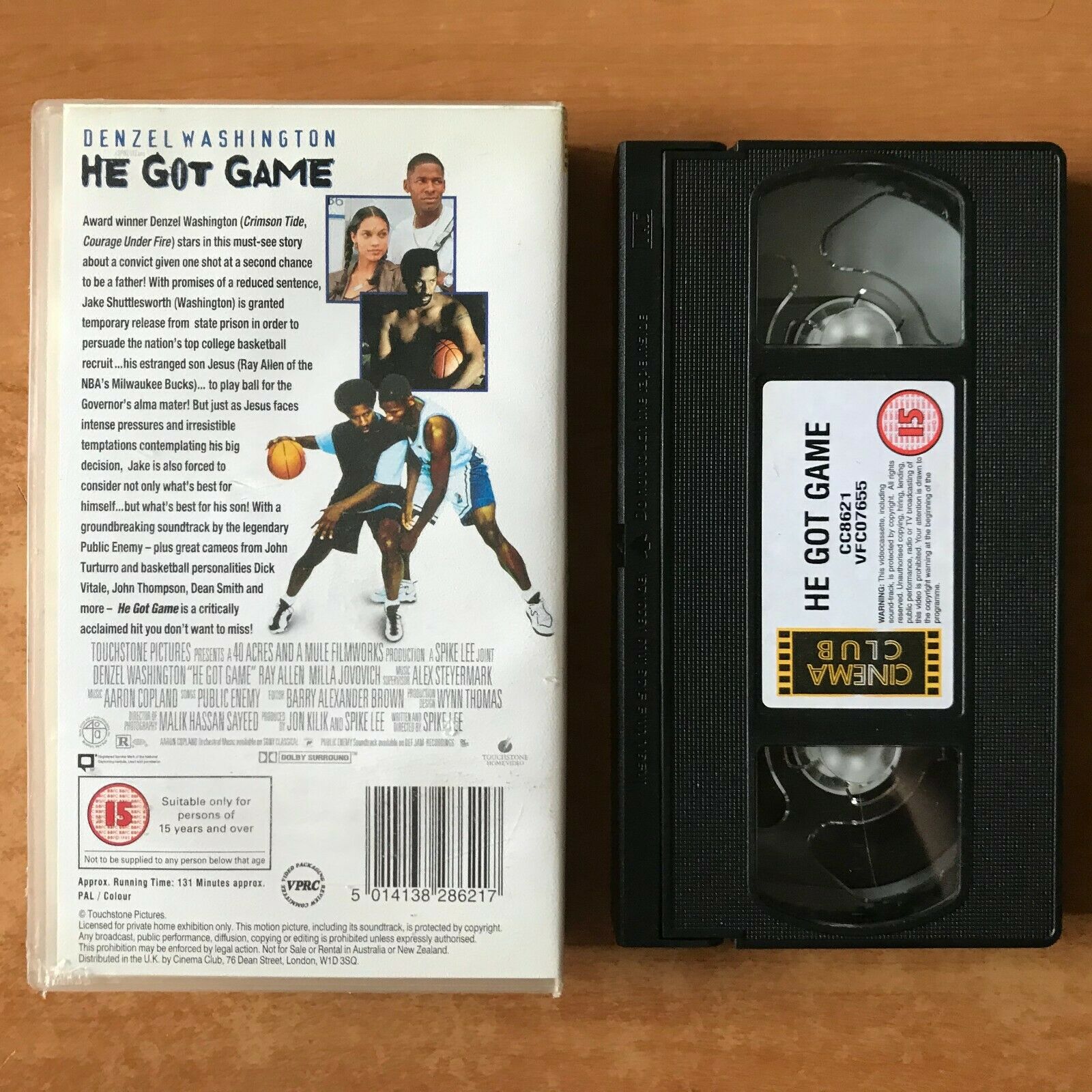 He Got Game (1998); [Spike Lee Joint] Sport Drama - Denzel Washington - Pal VHS-