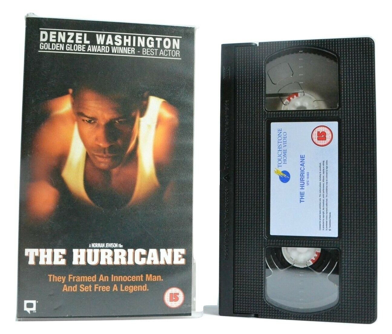 The Hurricane: Rubin Carter Biographical Film - Drama - Denzel Washington - VHS-
