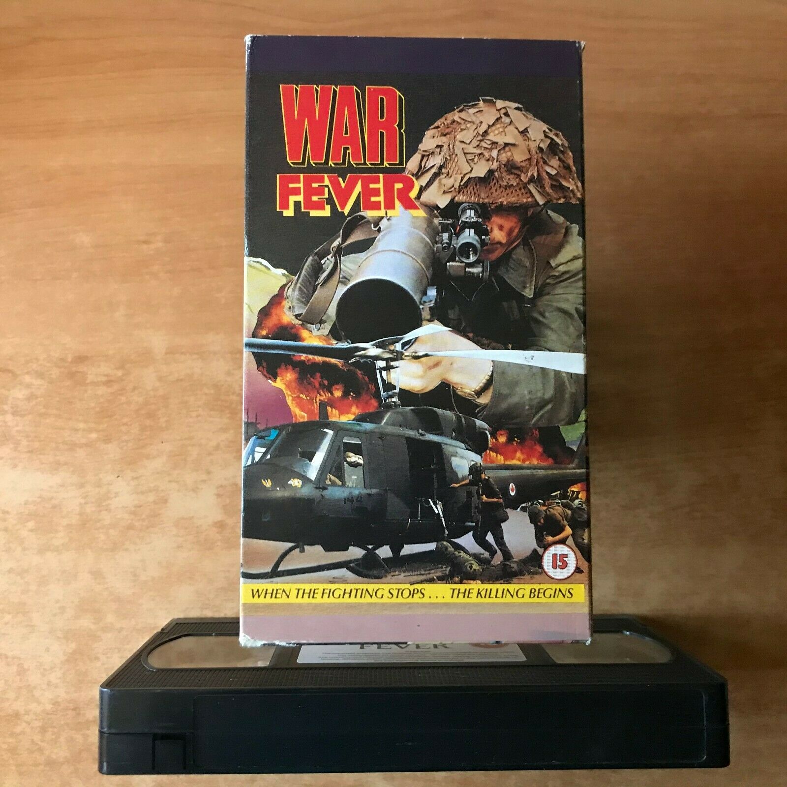War Fever (1969); [Carton Box] Tonino Ricci - War Drama; Klaus Kinski - Pal VHS-