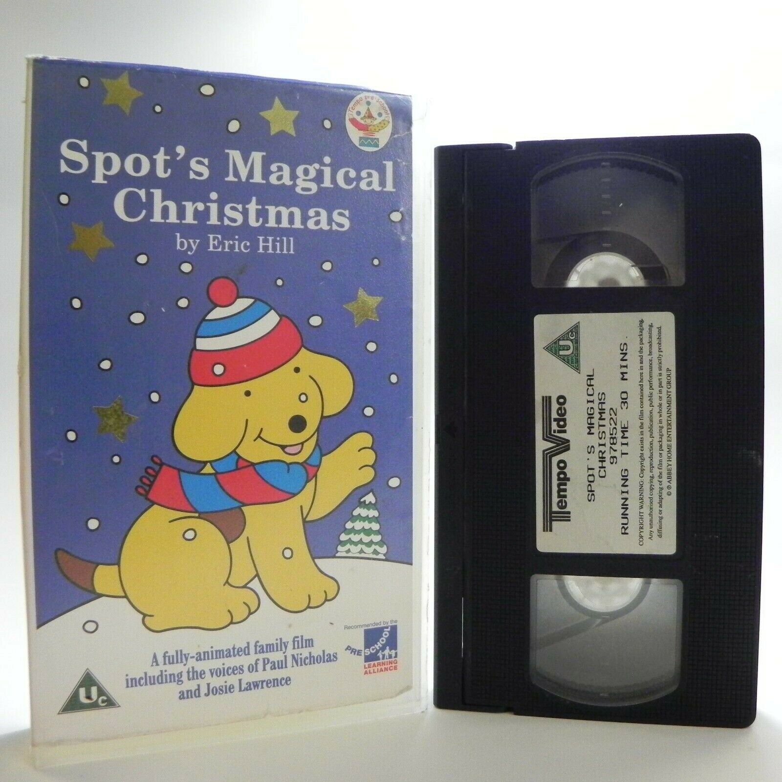 Spot's Magical Christmas: By E.Hill - Classic Animation - Children's - Pal VHS-