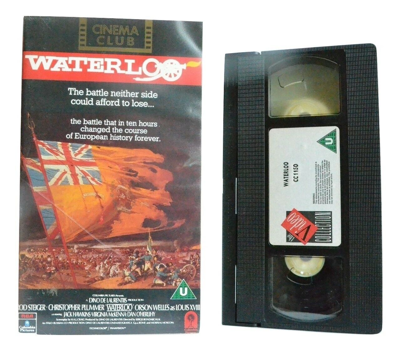 Waterloo: Napoleon's Exile To Alba (1814) - R.Steiger - War Epic - Pal VHS-