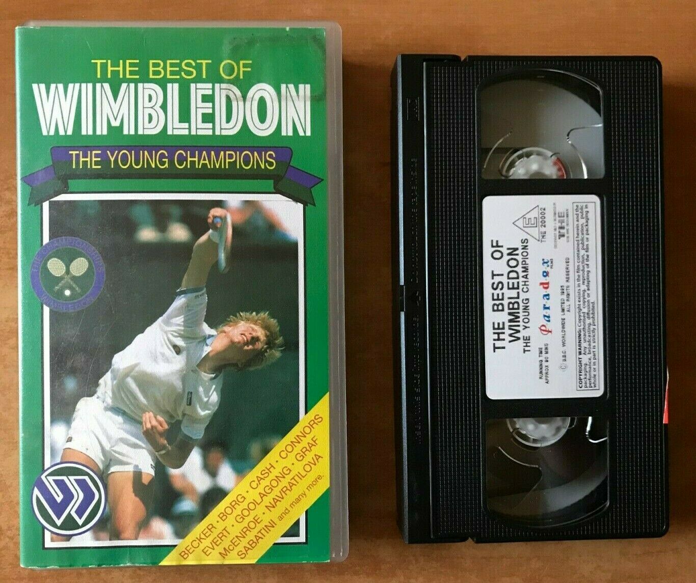 The Best Of Wimbledon: The Young Champions: Boris Becker - Chris Evert - Pal VHS-