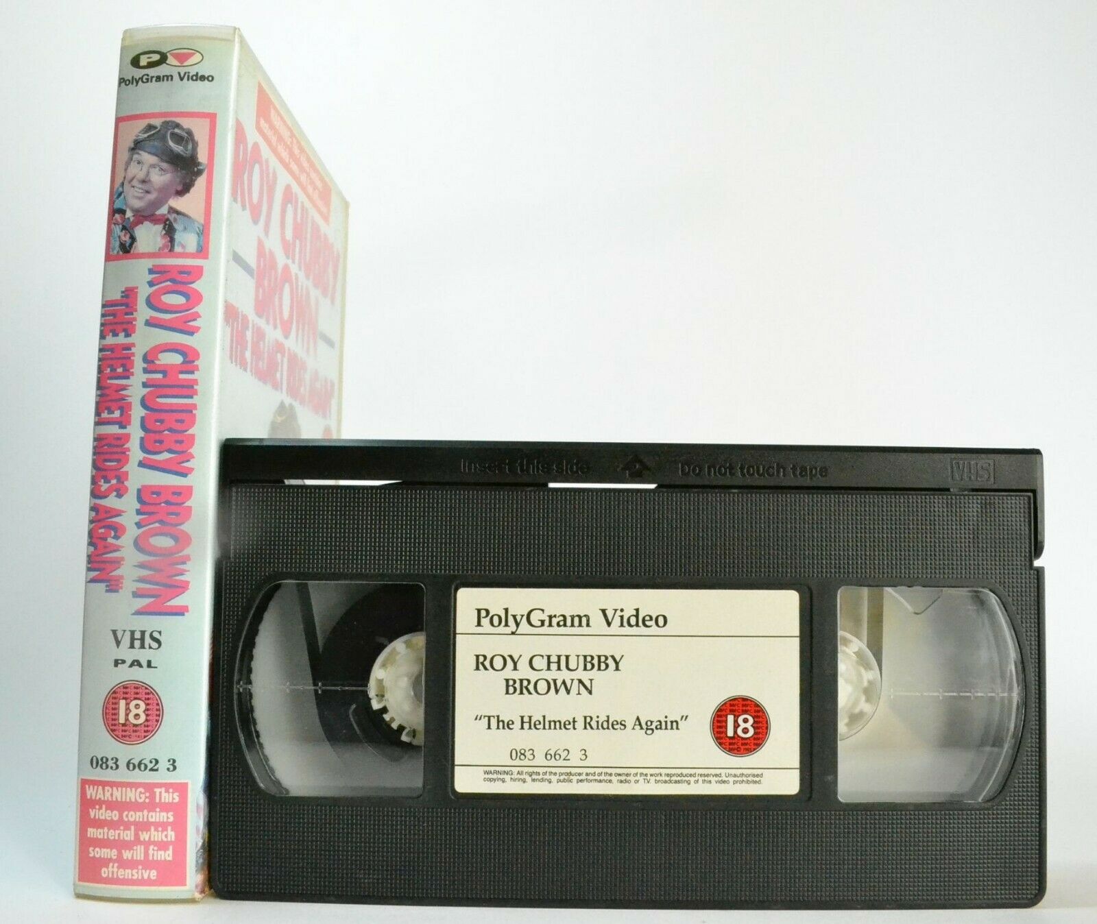 Roy Chubby Brown: The Helmet Rides Again - Stand-Up - Comedy - Pal VHS-