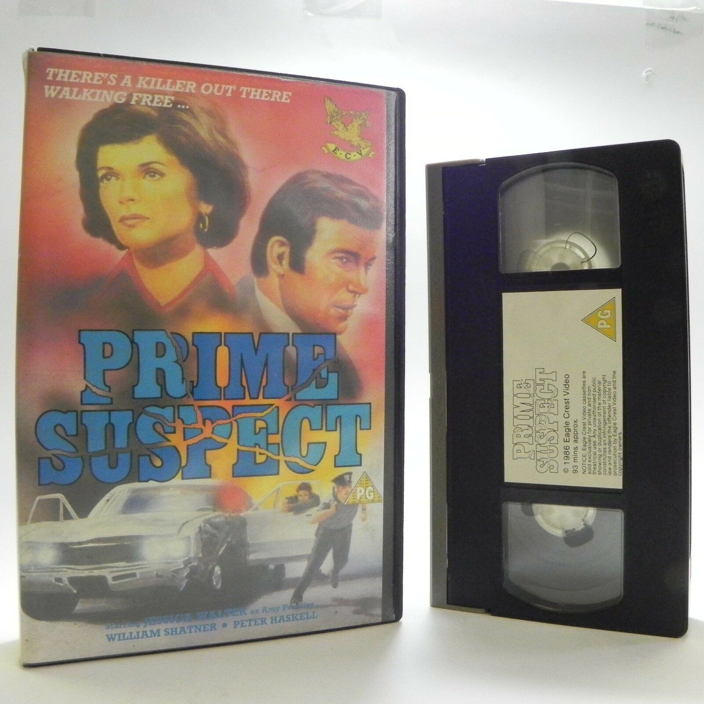 Prime Suspect - Large Box - Pre-Cert - Action/Crime - Jessica Walter - Pal VHS-