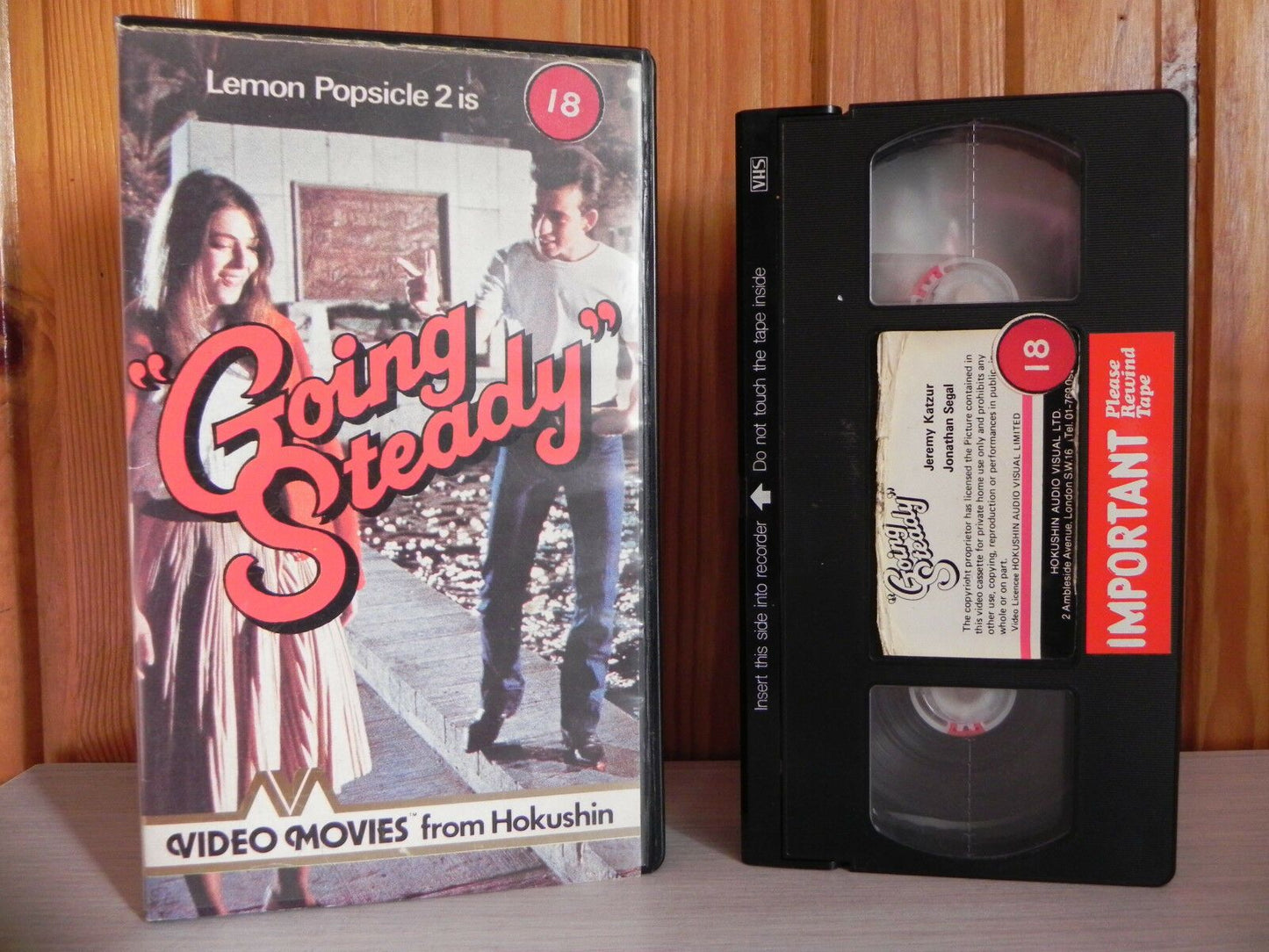 Lemon Popsicle 2 - Pre-Cert - Set In 50's - Naughty Drama - Hokushin Film - VHS-
