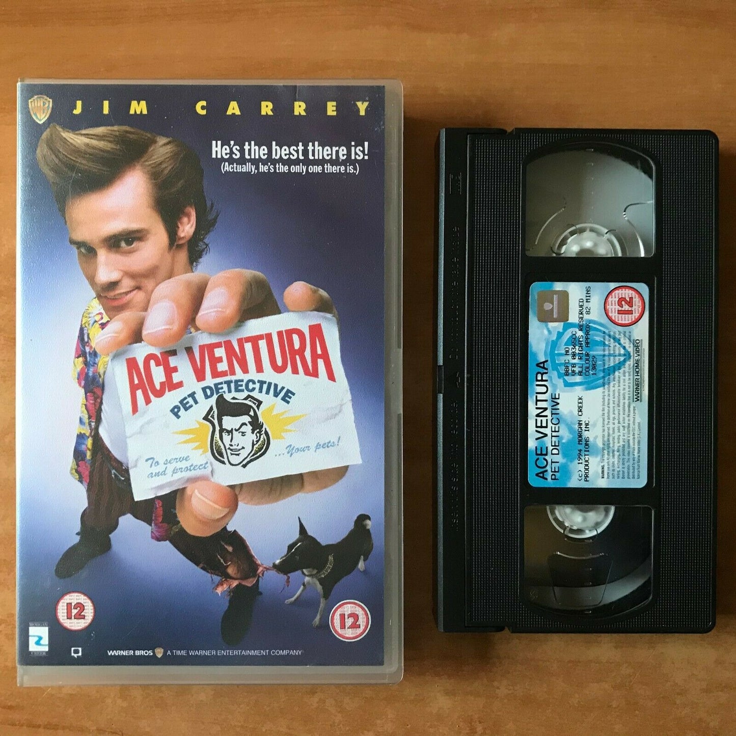 Ace Ventura: Pet Detective [Gross Out Comedy] Large Box - Jim Carrey - Pal VHS-