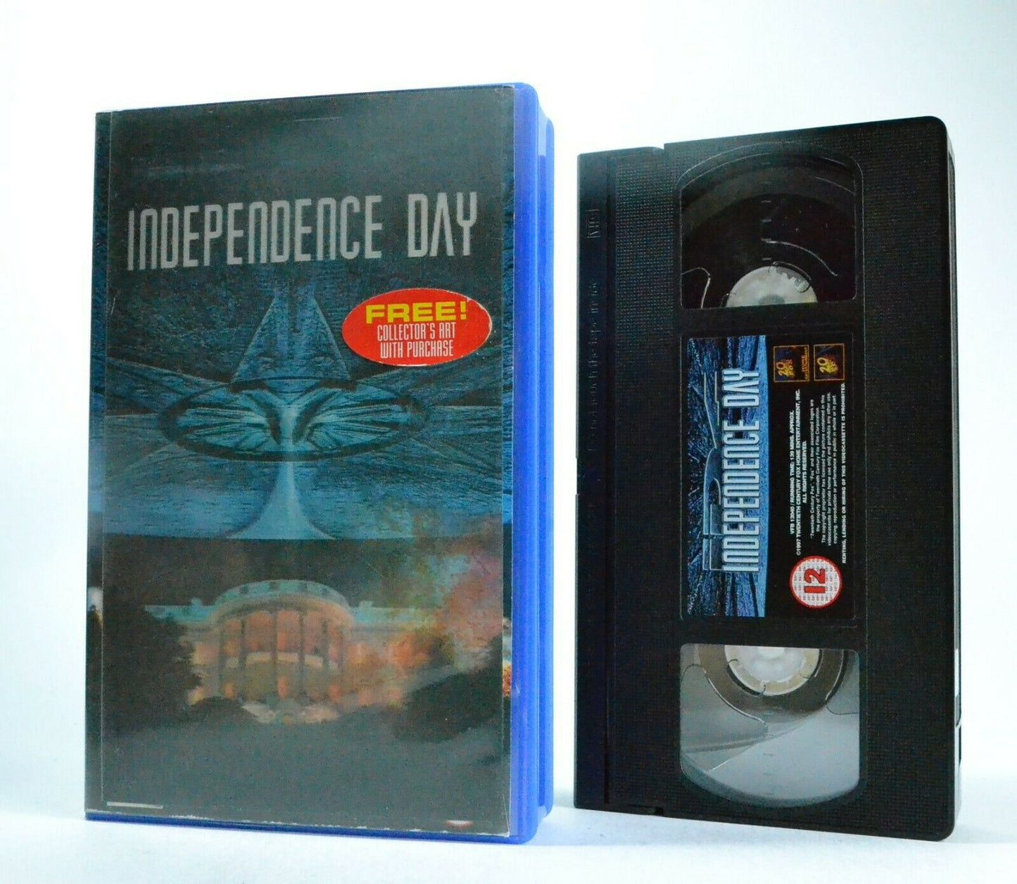 Independence Day (1996): THX Mastered - Sci-Fi Action - W.Smith/B.Pullman - VHS-