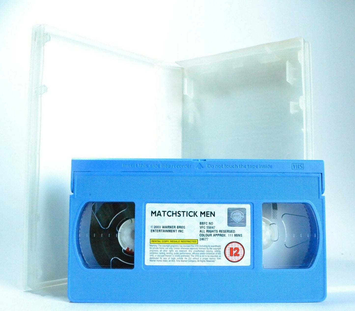 Matchstick Men: A R.Scott Film - Black Comedy - Large Box - Nicolas Cage - VHS-