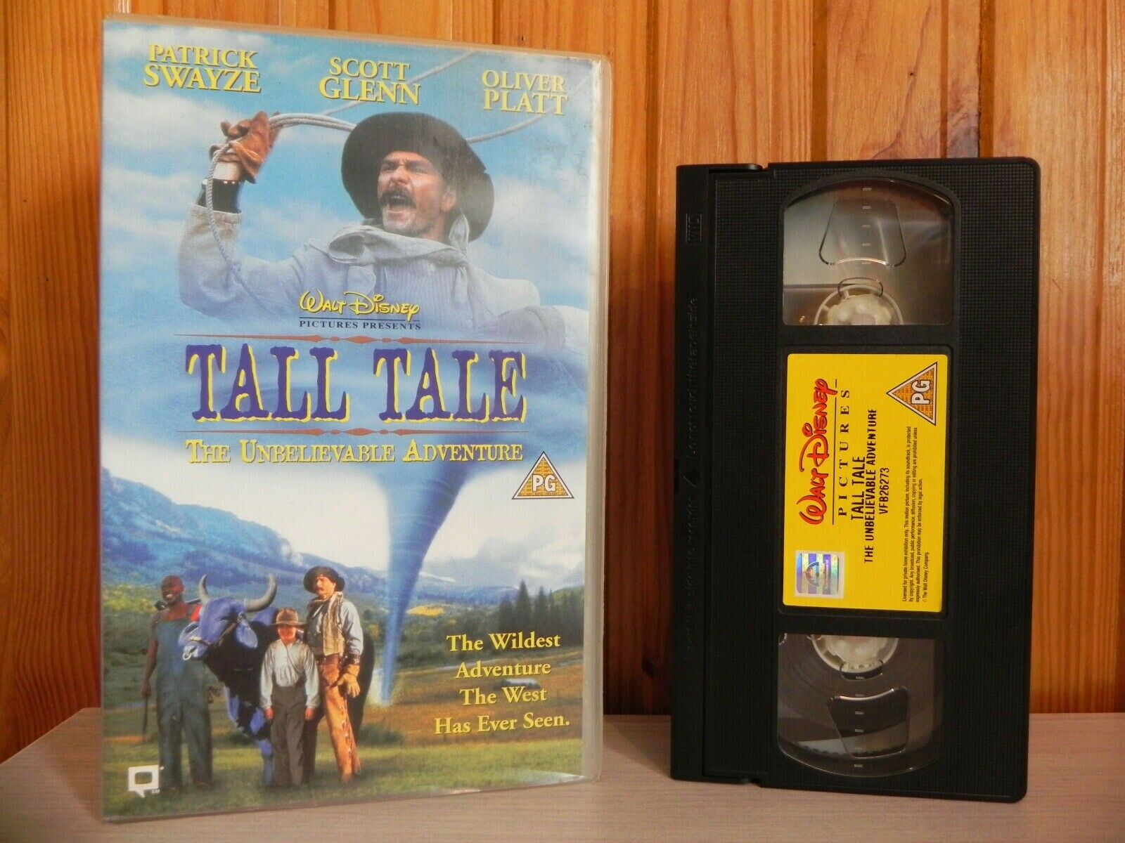 Tall Tale - Patrick Swayze - Original Disney Big-Box - Western Adventure - VHS-