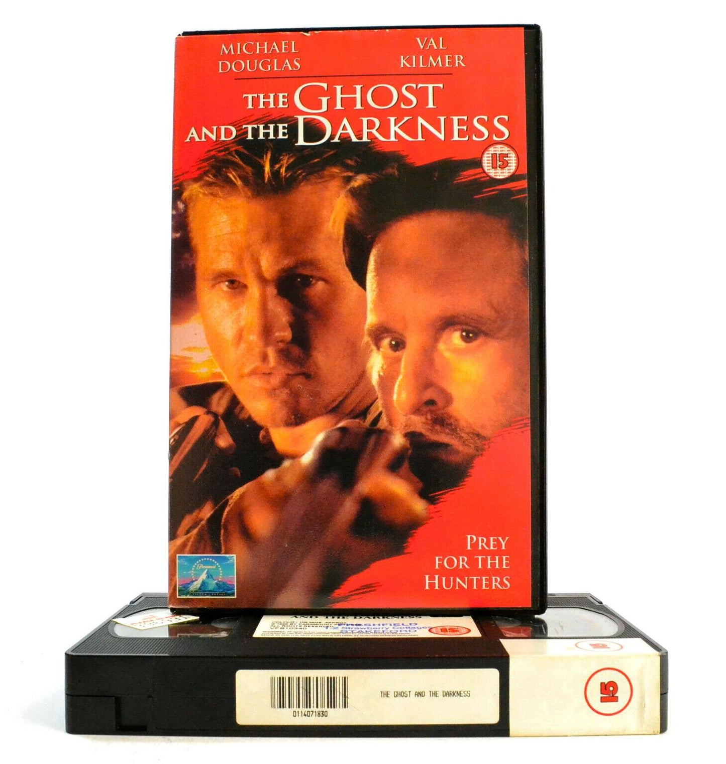 The Ghost And The Darkness: Historical Adventure - Large Box - Ex-Rental - VHS-