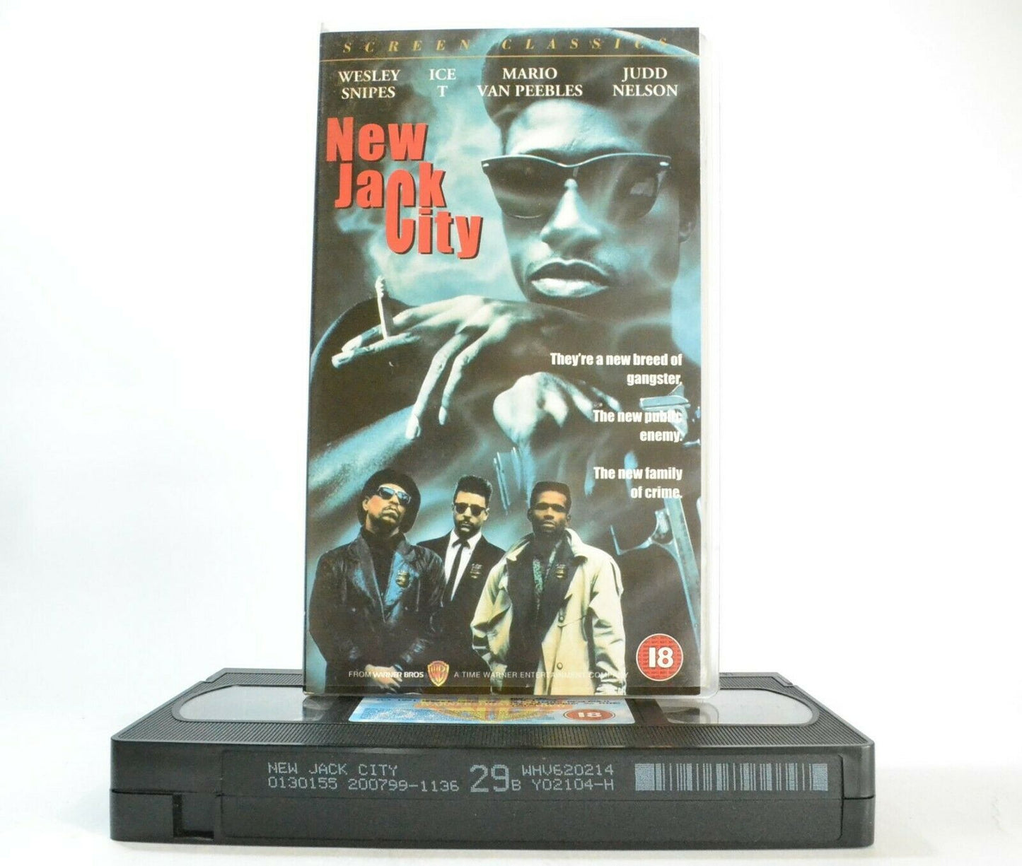 New Jack City: M. Van Peebles Film (1991) - Action/Thriller - W.Snipes - Pal VHS-